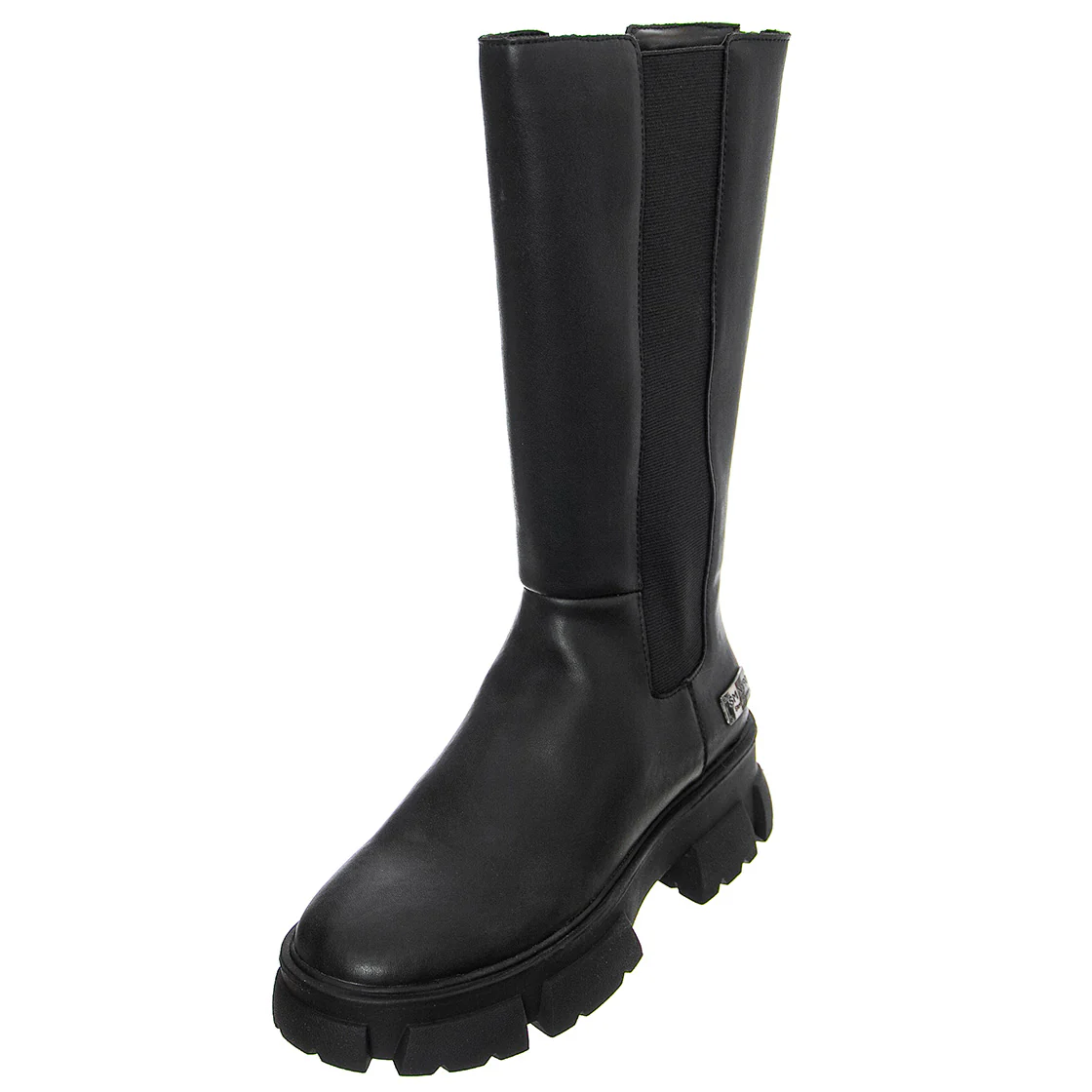 TRANSCEND BLACK LEATHER - Stivali Alti Donna Neri  Donna STEVE MADDEN
