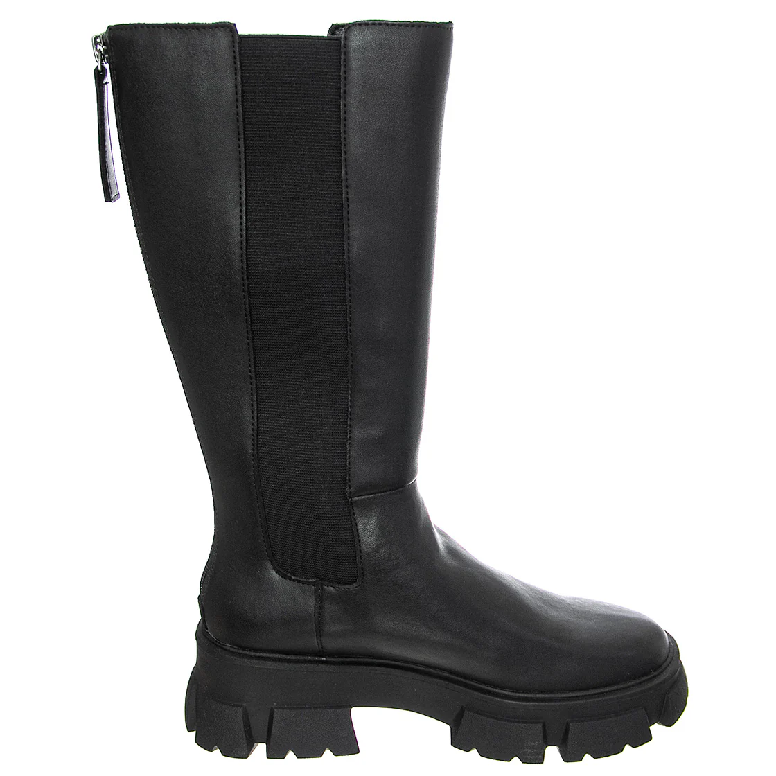 TRANSCEND BLACK LEATHER - Stivali Alti Donna Neri  Donna STEVE MADDEN - Image 2