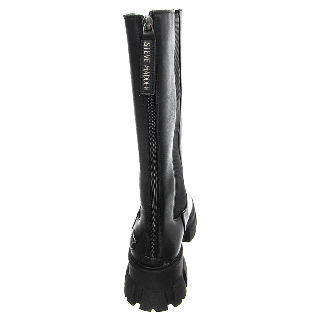 TRANSCEND BLACK LEATHER - Stivali Alti Donna Neri  Donna STEVE MADDEN - Image 4