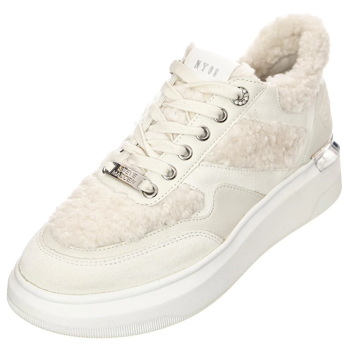 Womens Grandiose Bone / Multi Lace-Up Low-Profile Shoes Donna STEVE MADDEN