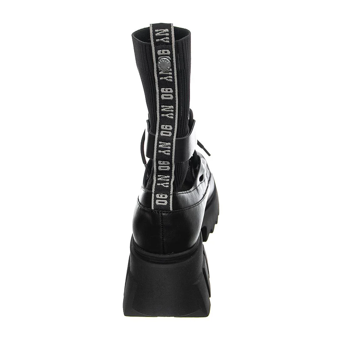 Womens Hierarchy Black Lace-Up Boots  Donna STEVE MADDEN - Image 4