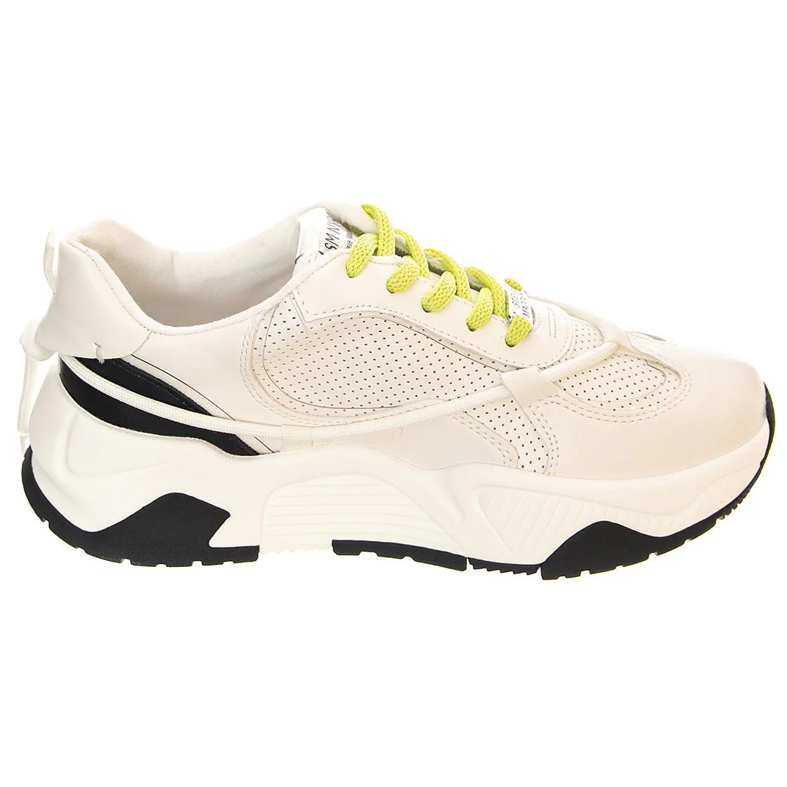 Womens Ultra Jam White Lace-Up Low-Profile Shoes Donna STEVE MADDEN - Image 2