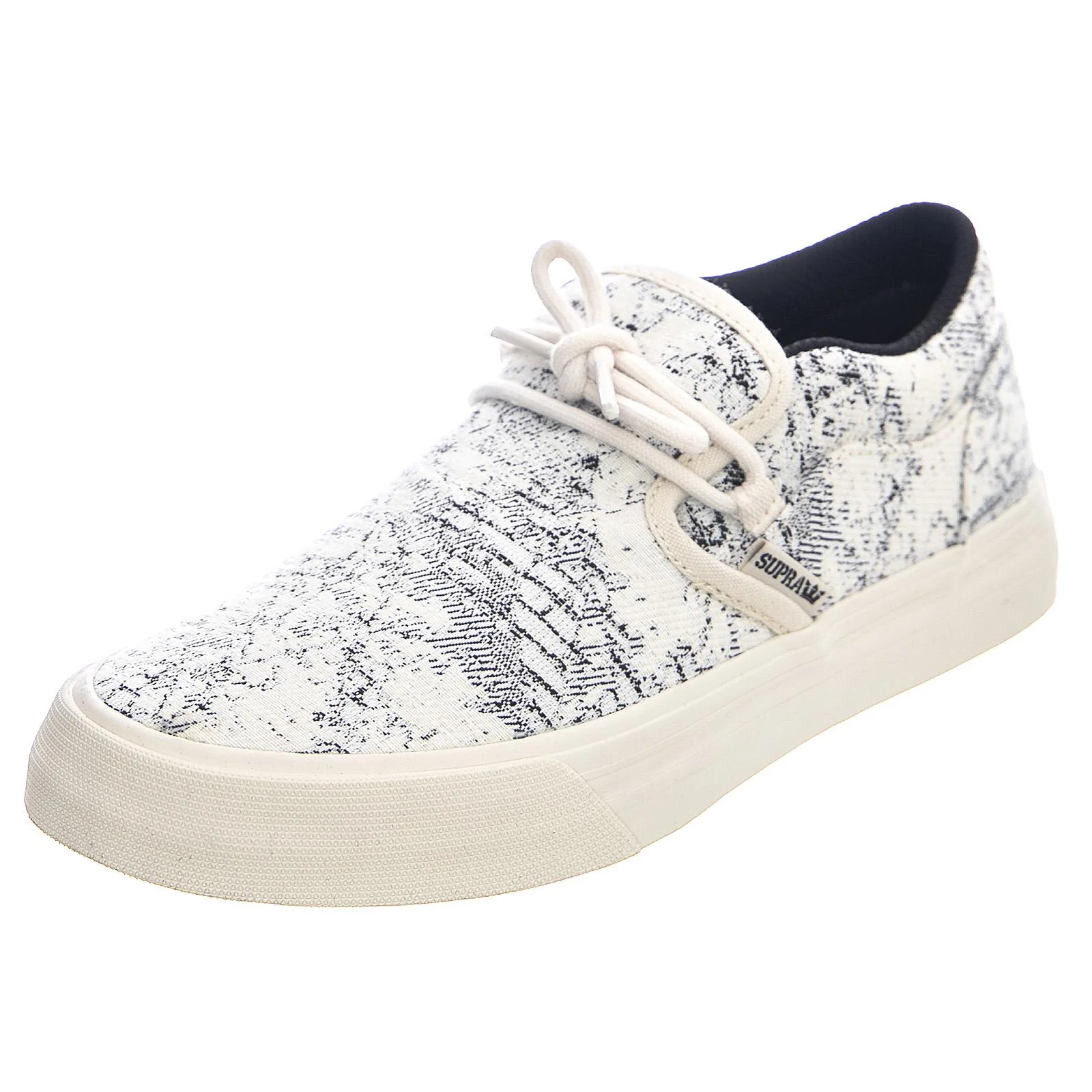 Wm Cuba Sneakers - Off White / Black / Cornerstone - Scarpe Profilo Basso Donna Bianche Donna SUPRA