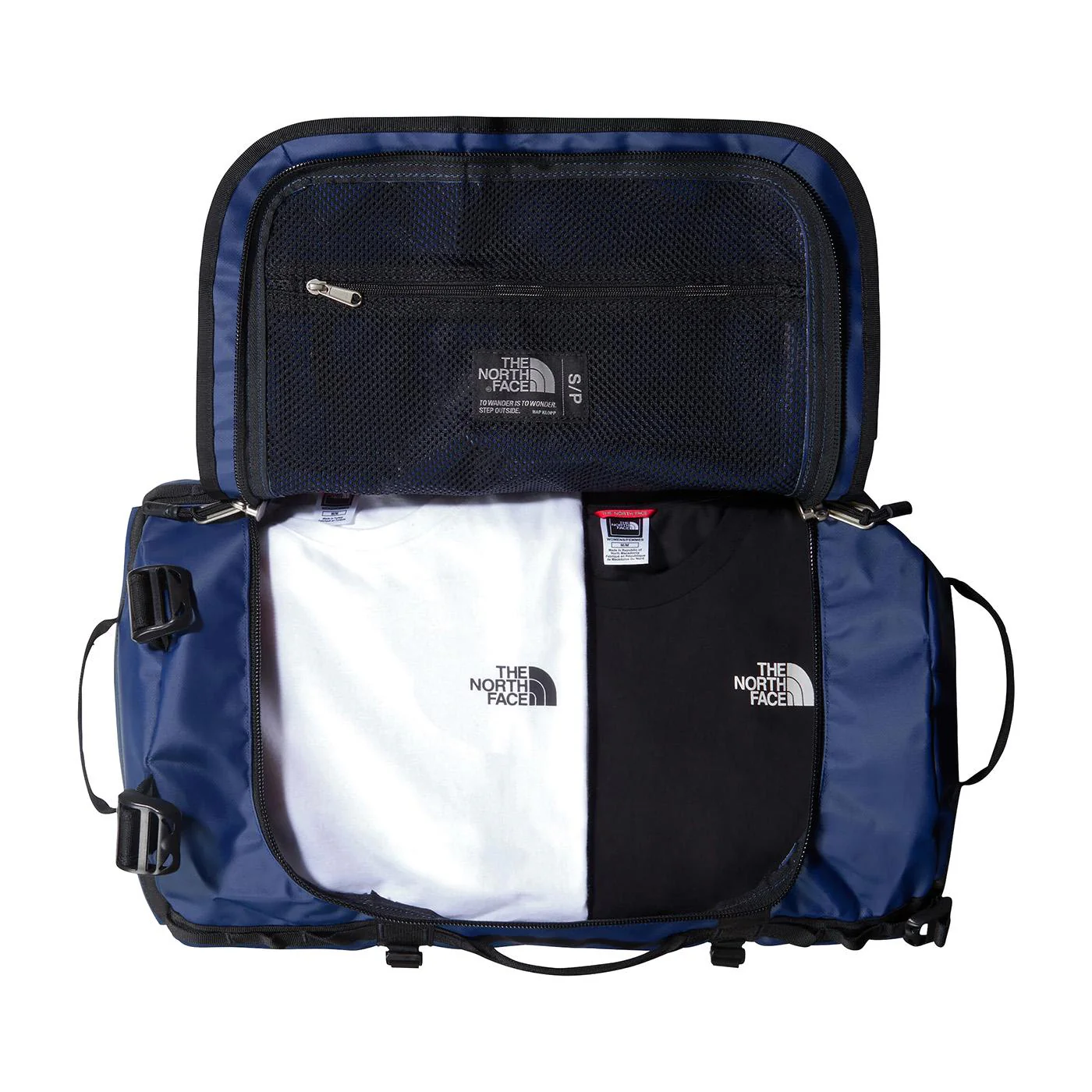 Base Camp Duffel S Summit Navy / TNF Black / Blue - Borsa da Viaggio Blu ACCESSORI THE NORTH FACE - Image 2