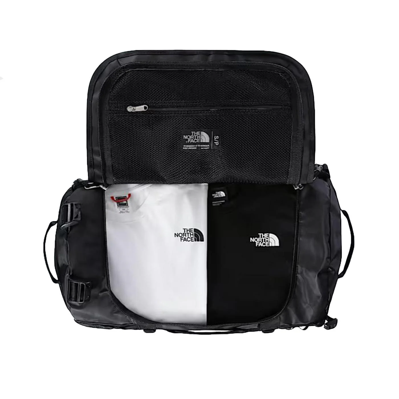 Base Camp Duffel S TNF Black / TNF White - Borsa da Viaggio Nera ACCESSORI THE NORTH FACE - Image 2