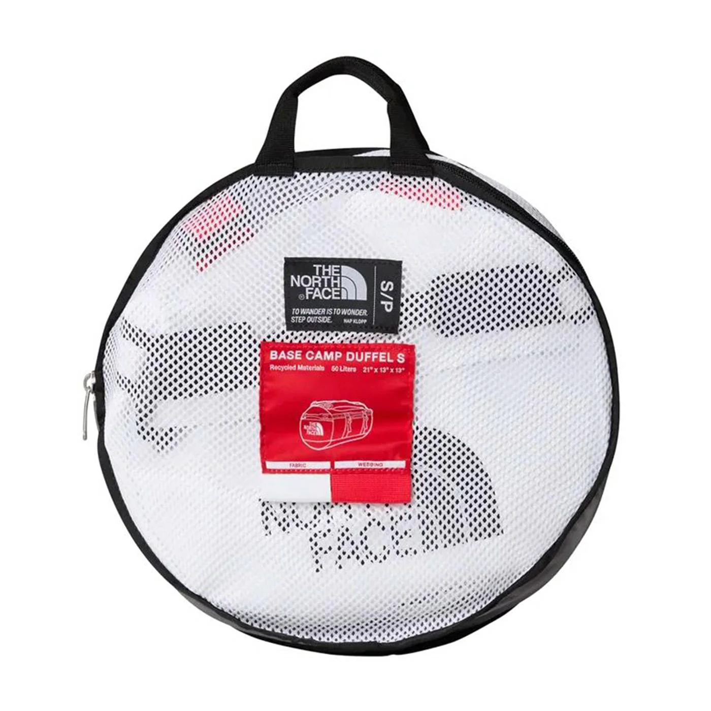Base Camp Duffell - S - White / Black / Elevation Red - Borsone da Viaggio Bianco ACCESSORI THE NORTH FACE - Image 4
