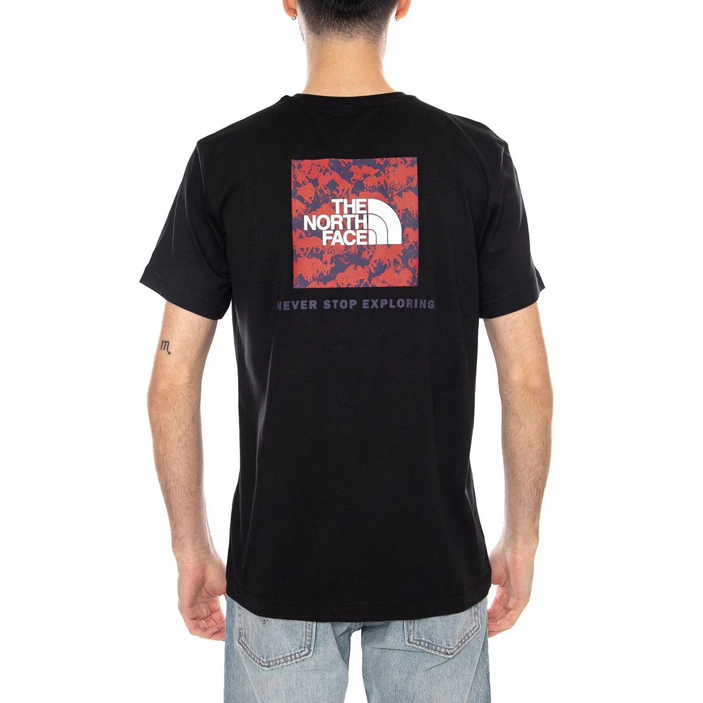 M Box NSE Raku Horse Infill S/S Tee - Maglietta Girocollo Uomo Nera Uomo THE NORTH FACE - Image 3