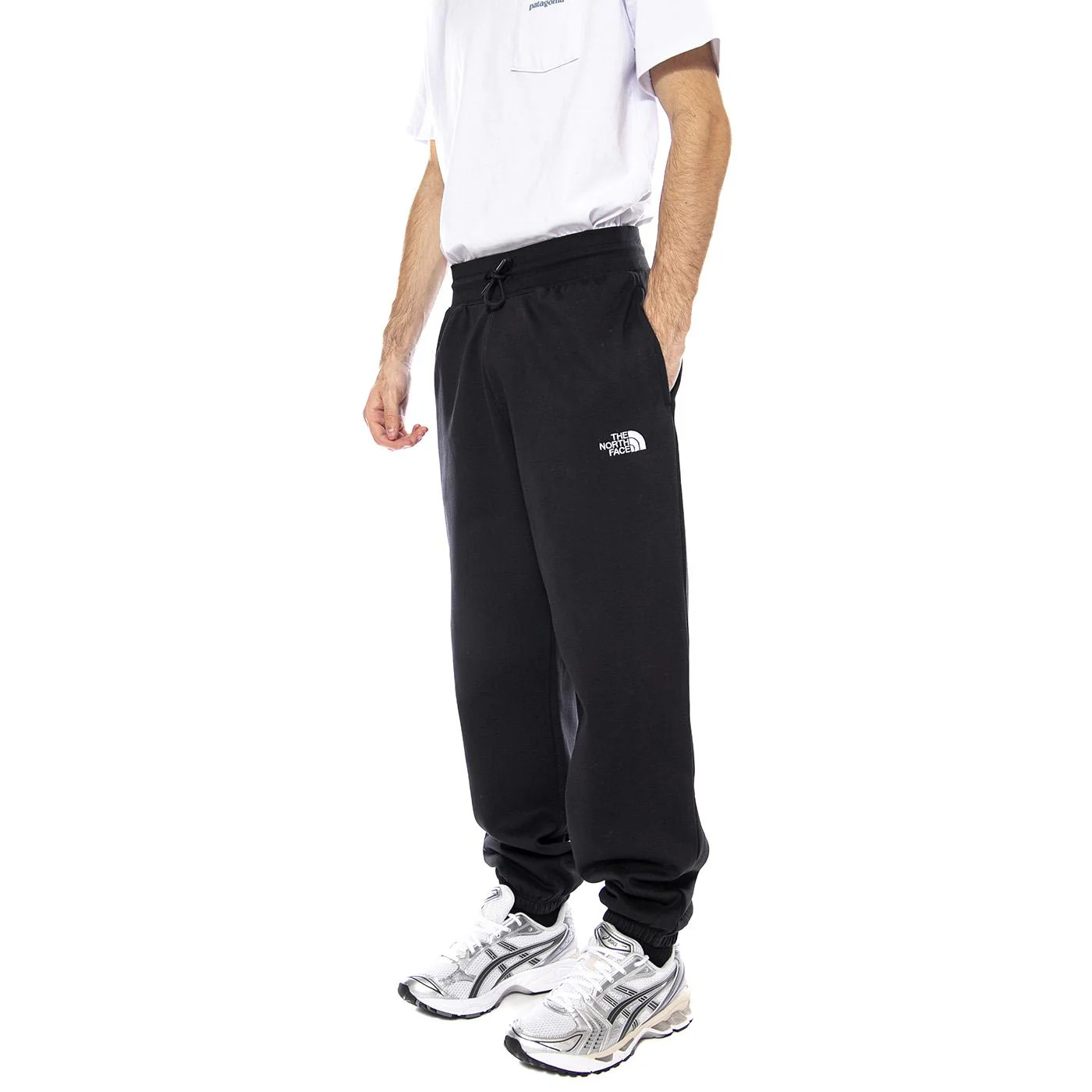 M Essential Relaxed Straight Jogger Black - Pantaloni Uomo Neri Uomo THE NORTH FACE