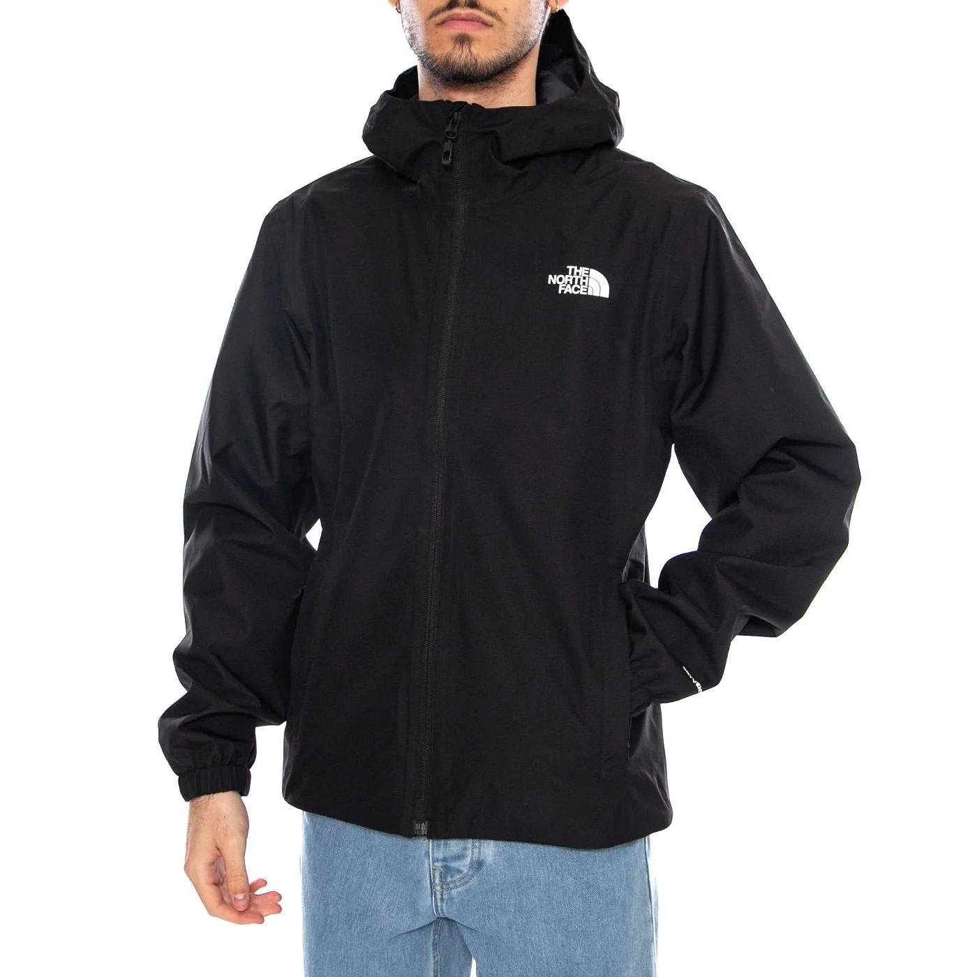 M Quest Mono Jacket Black - Giacca con Cappuccio Uomo Nera Uomo THE NORTH FACE