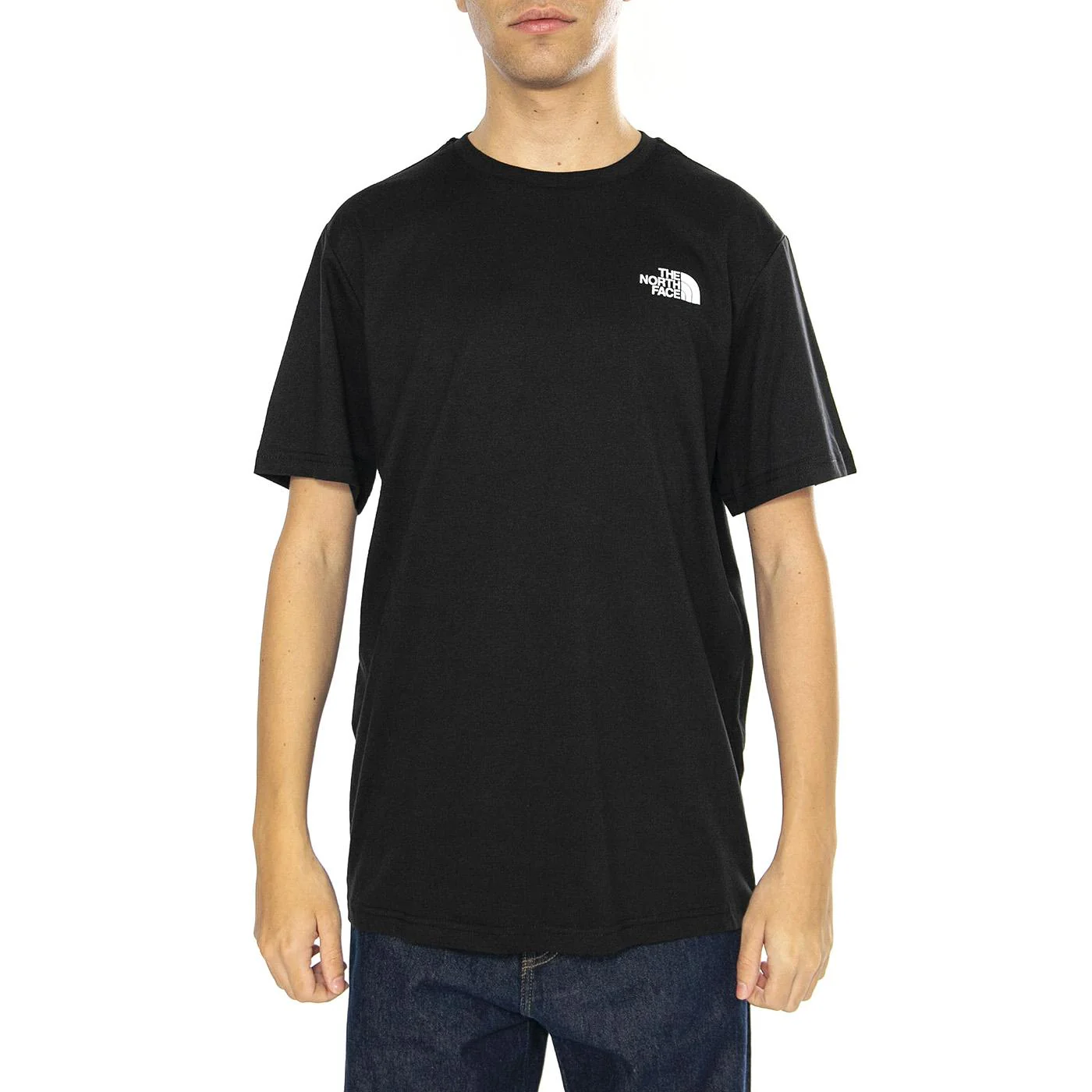 M S/S Redbox Tee TNF Black - Maglietta Girocollo Uomo Nera Uomo THE NORTH FACE - Image 2