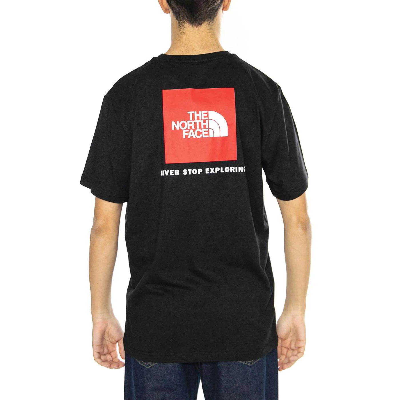 M S/S Redbox Tee TNF Black - Maglietta Girocollo Uomo Nera Uomo THE NORTH FACE - Image 3