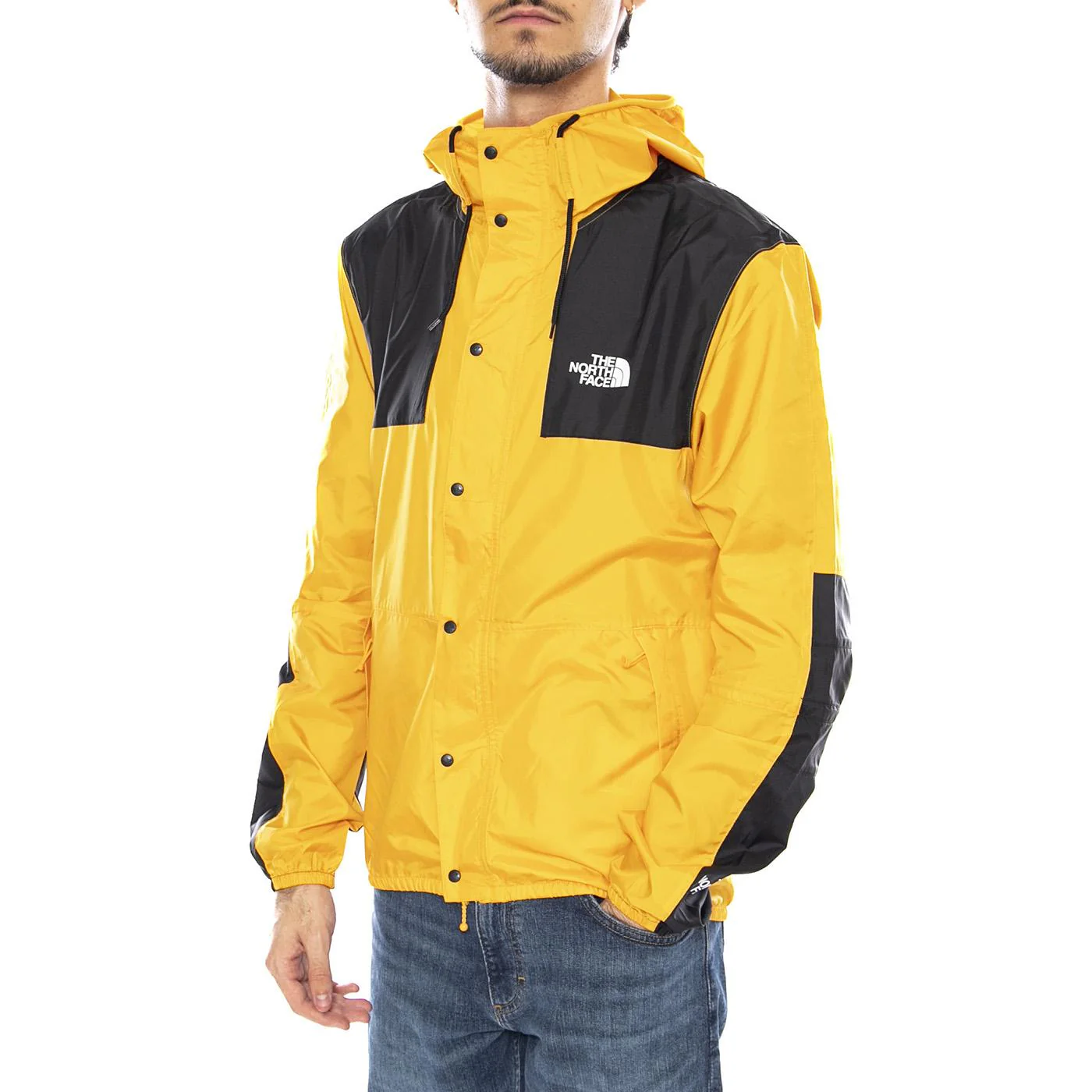 M Seasonal Mountain Jacket - EU Summit Gold/TNF Black - Giacca Uomo Gialla Uomo THE NORTH FACE