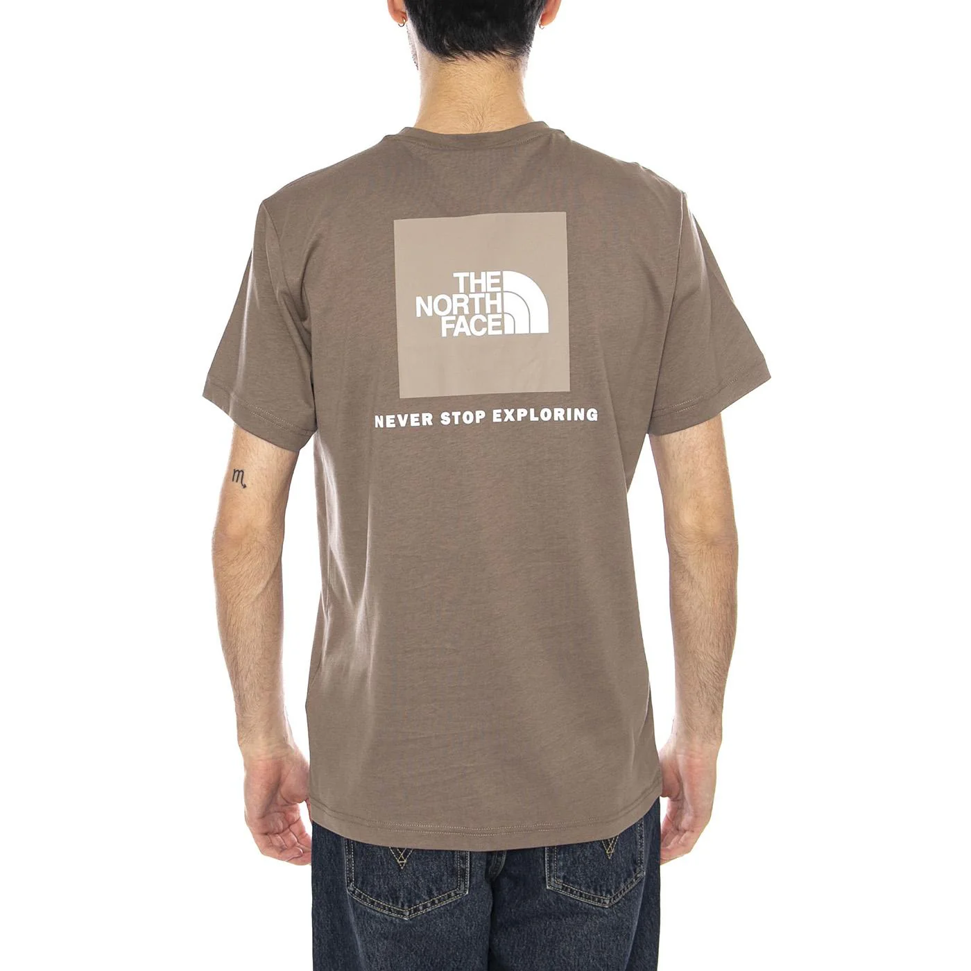 M SS Box NSE -- Maglietta Uomo Marrone  Uomo THE NORTH FACE - Image 3