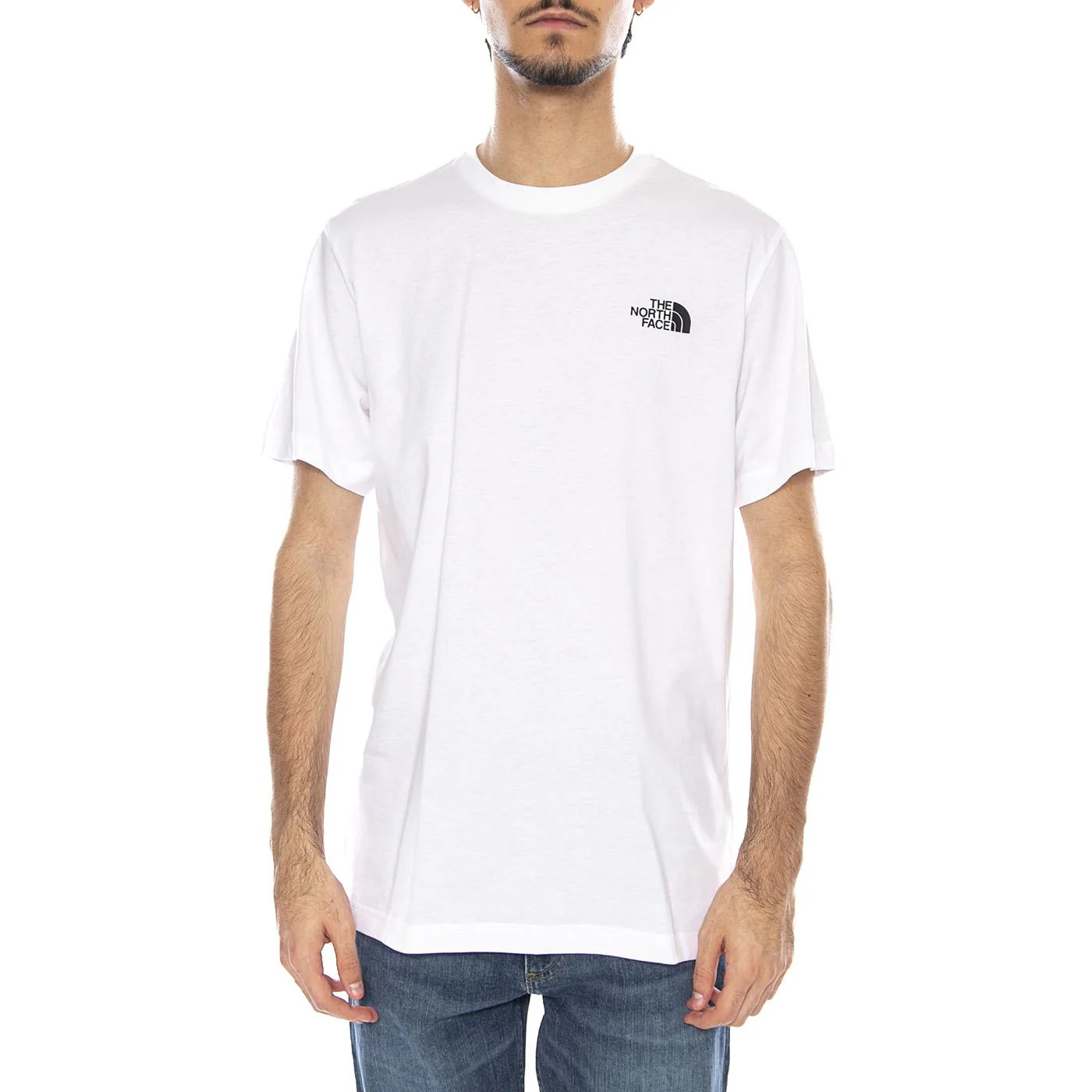 M SS Box NSE Tee White - Maglietta Girocollo Uomo Bianca Uomo THE NORTH FACE - Image 2