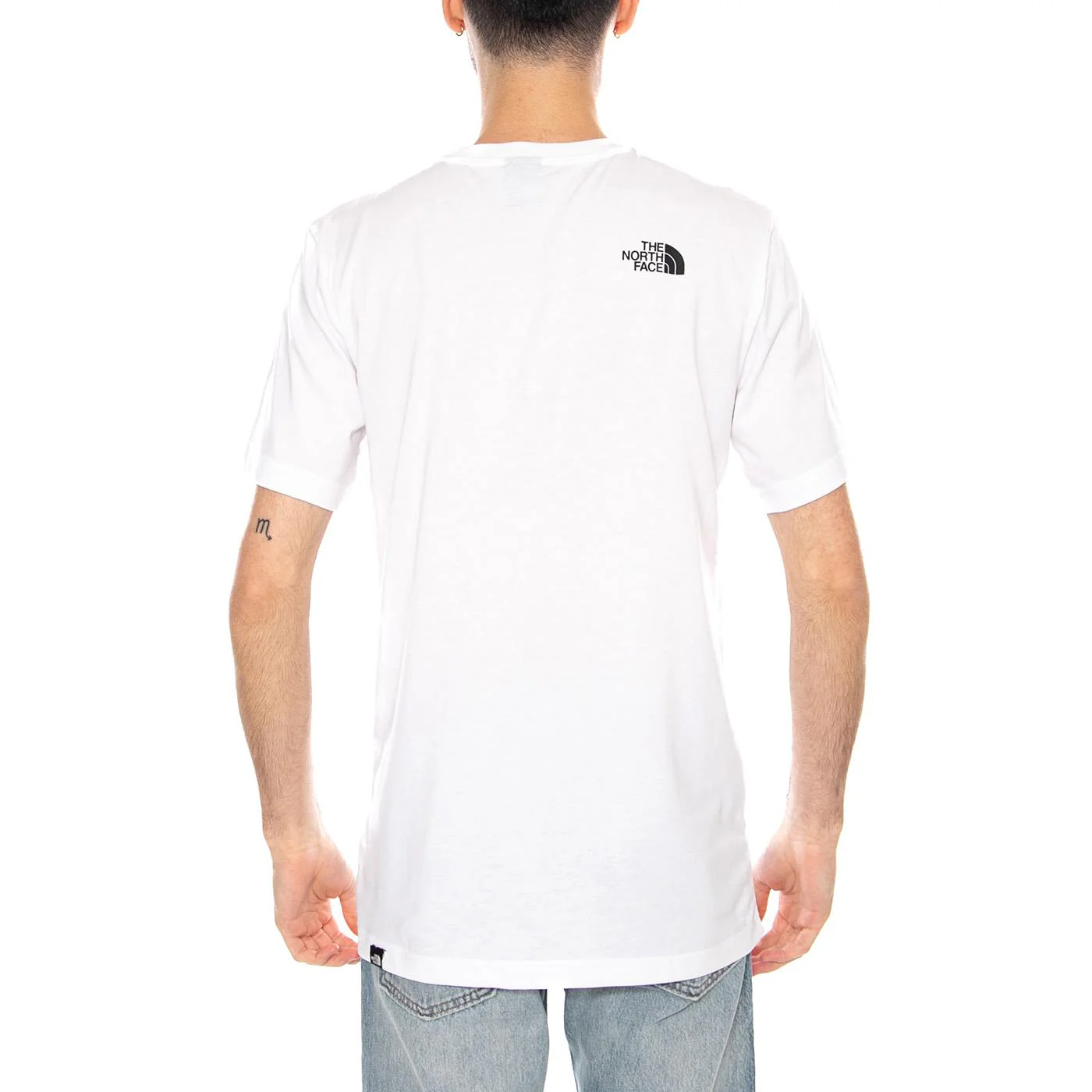 M SS Fine Tee White - Maglietta Girocollo Uomo Bianca  Uomo THE NORTH FACE - Image 3