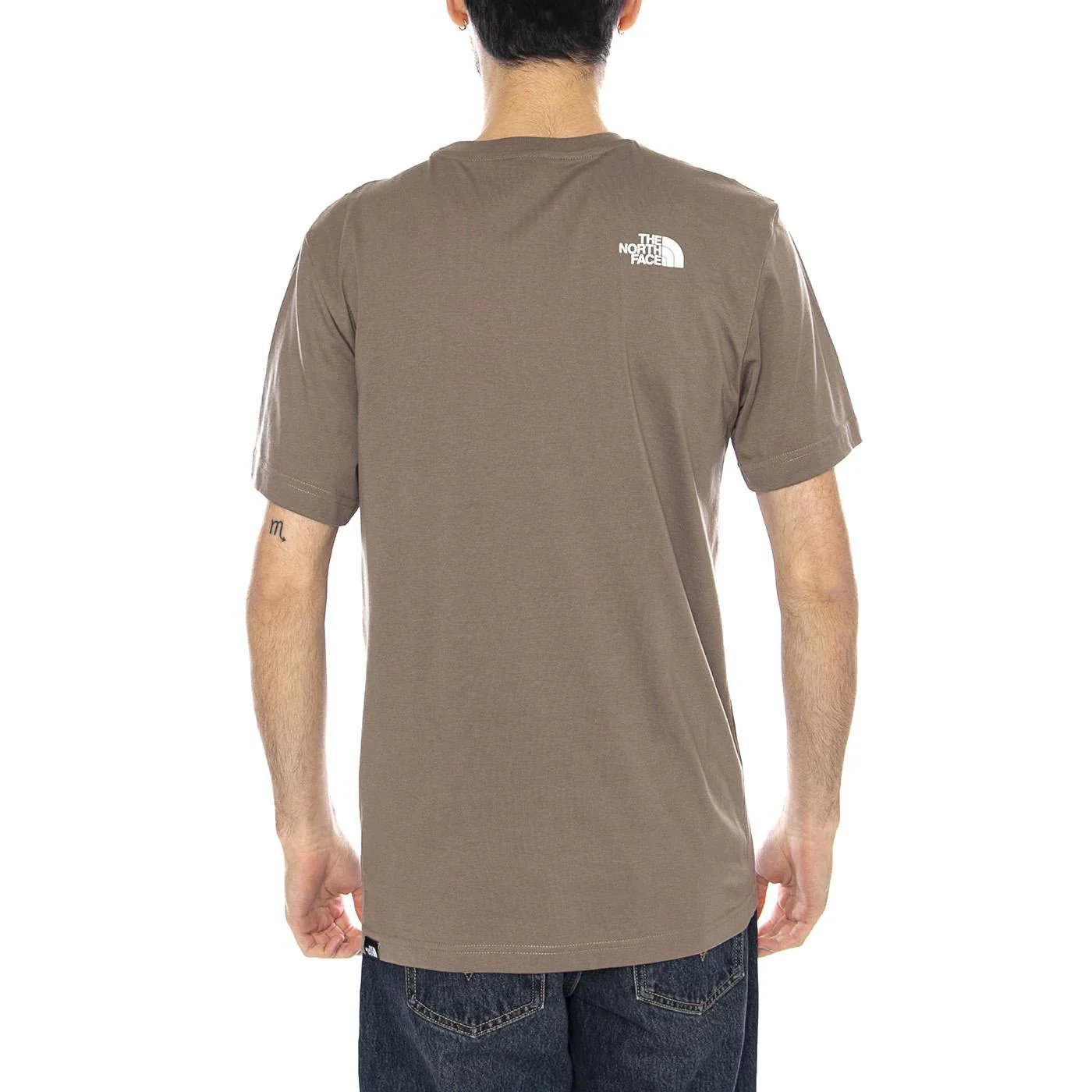 M SS Simple Dome -- Maglietta Uomo Marrone Uomo THE NORTH FACE - Image 3