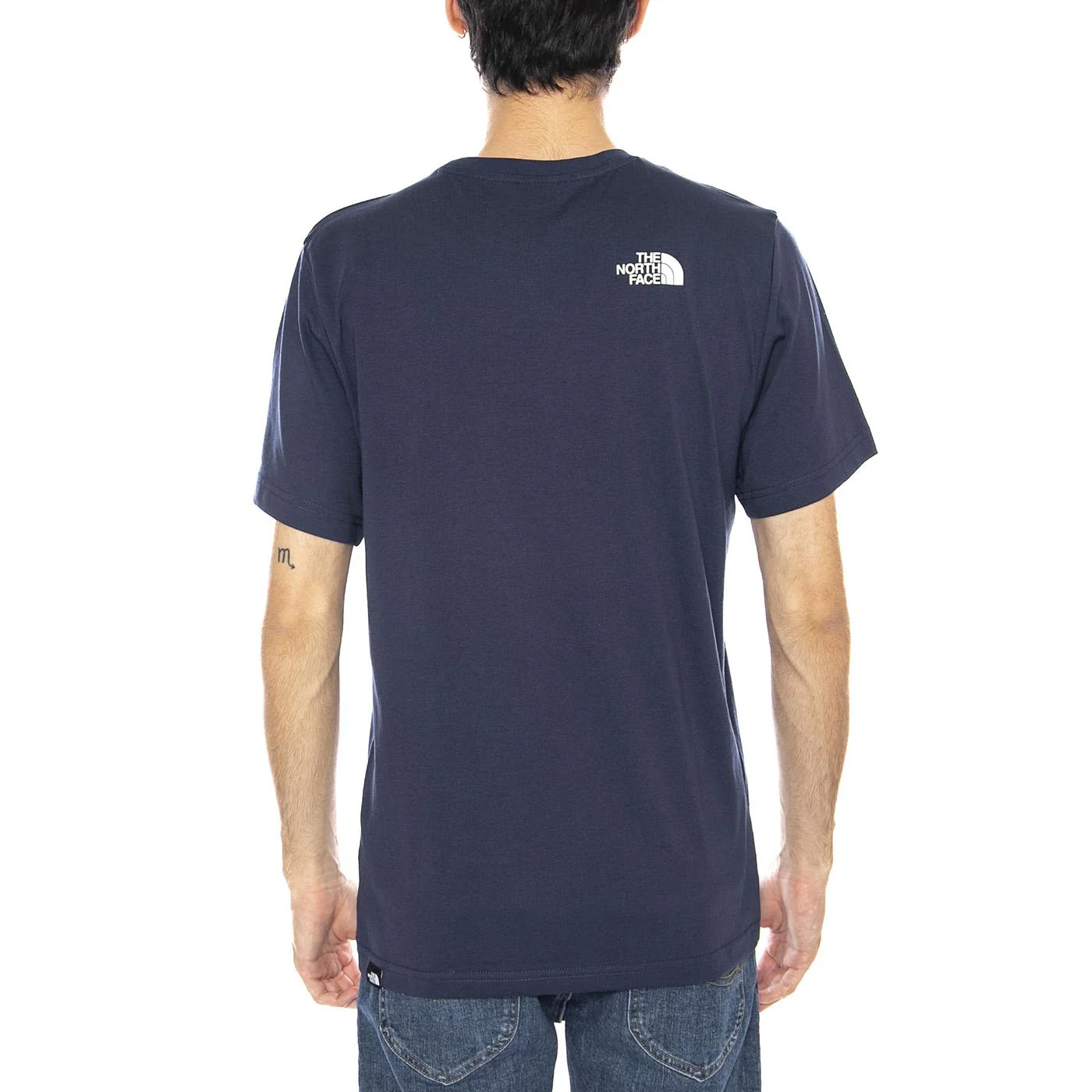 M SS Simple Dome Tee - Maglietta Girocollo Uomo Summit Navy Blu  Uomo THE NORTH FACE - Image 3