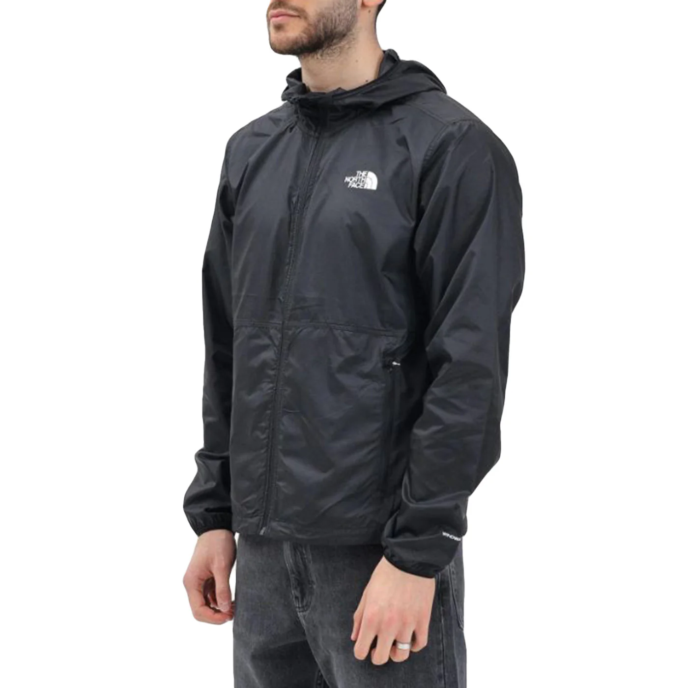 M TNF CYCLONE WND TNF BLACK - Giacca Uomo Nera Uomo THE NORTH FACE