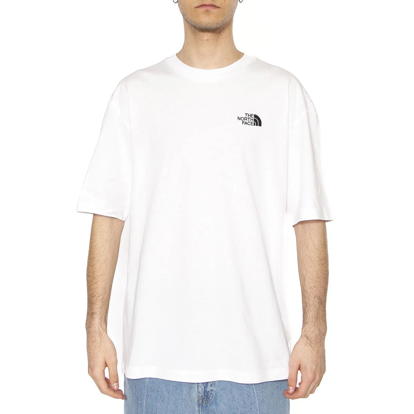 Men's S/S Essential Oversize Tee - Maglietta Girocollo Uomo Bianca Uomo THE NORTH FACE - Image 2