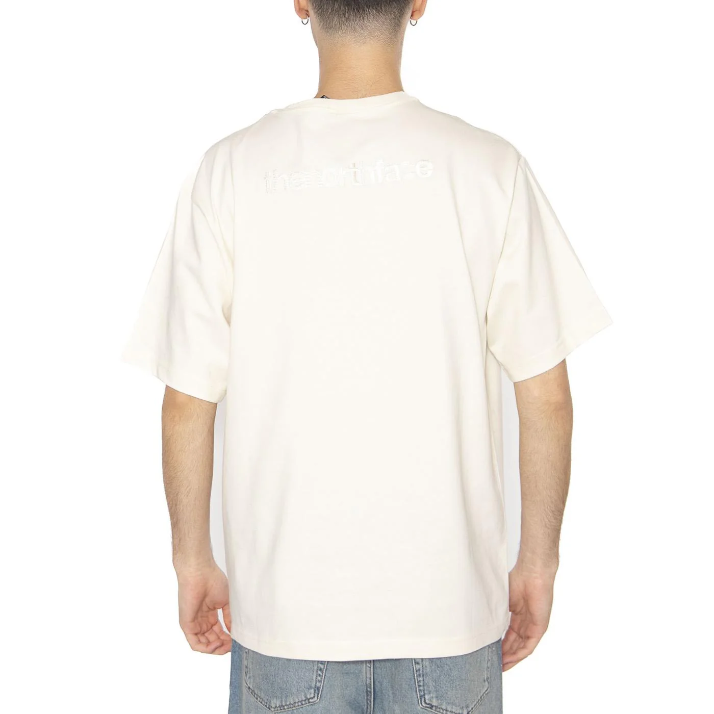 Men's SS Logo Rmst Relaxed Tee - Maglietta Girocollo Uomo Beige  Uomo THE NORTH FACE - Image 3