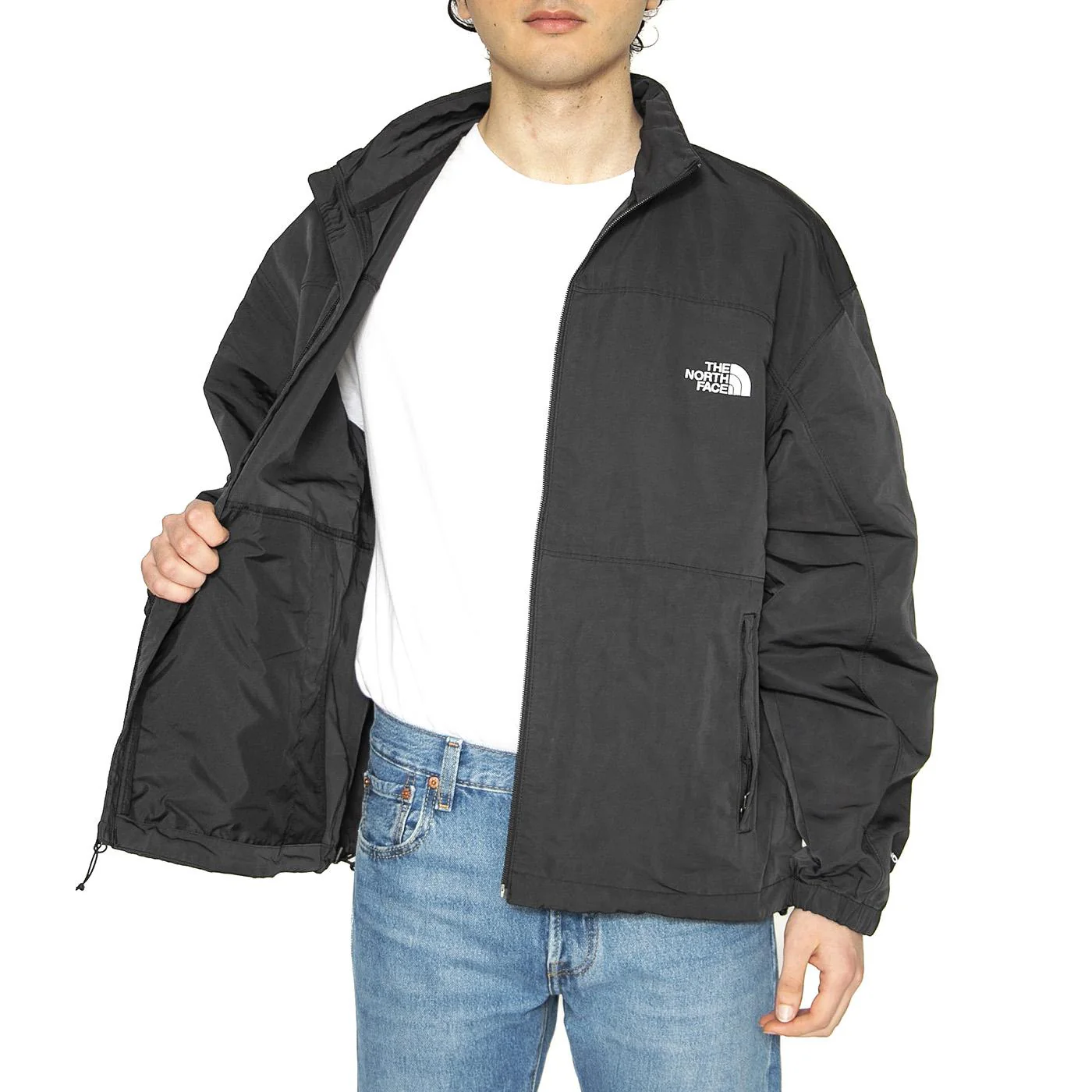 Men's Tnf Easy Wind Track Jacket - Giacca Uomo Nera  Uomo THE NORTH FACE - Image 4
