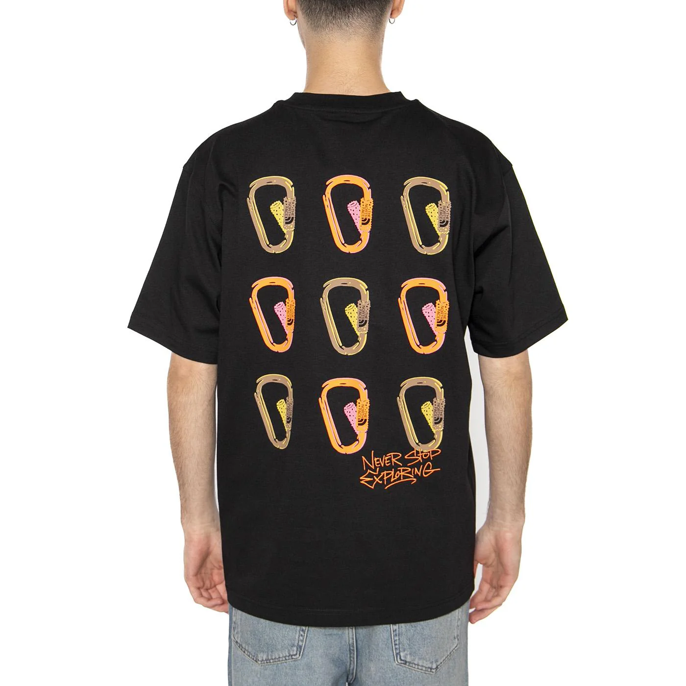 Unisex SS Nse Oversized Tee - Maglietta Girocollo Uomo Nera Uomo THE NORTH FACE - Image 3