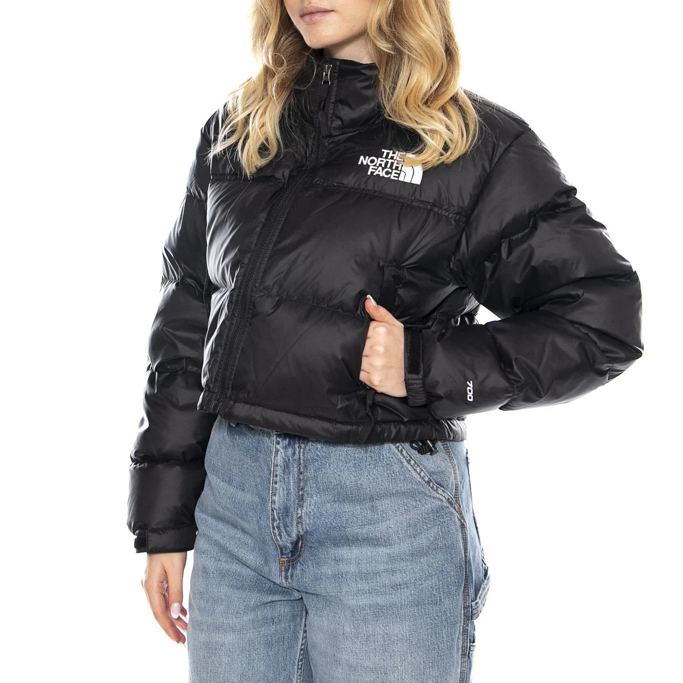 W Nuptse Short Jacket -- Giacca Donna Nera Donna THE NORTH FACE