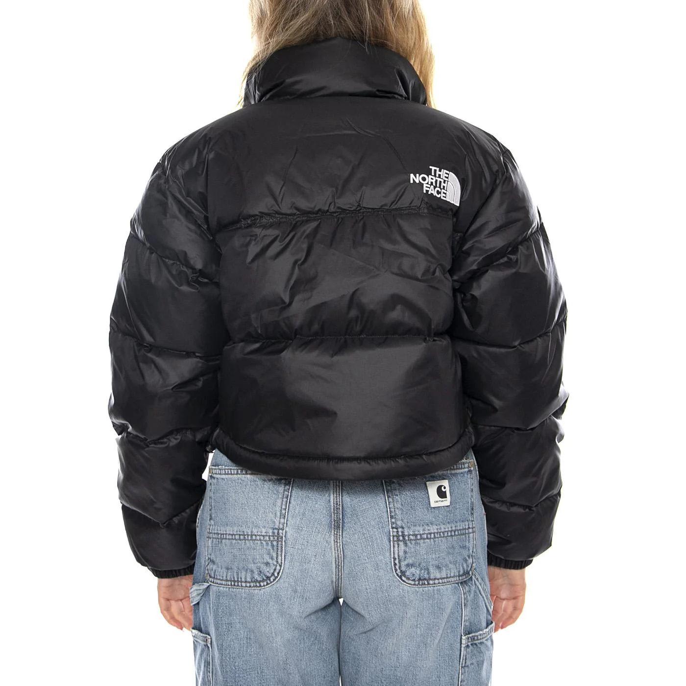 W Nuptse Short Jacket -- Giacca Donna Nera Donna THE NORTH FACE - Image 3