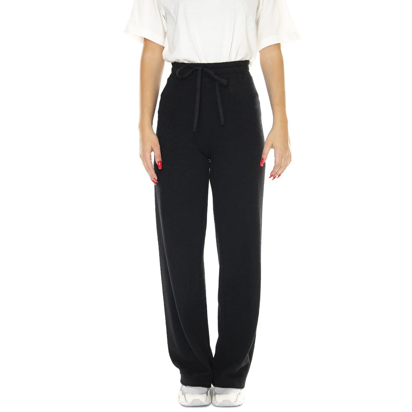 Black Trash Eri Pants - Pantaloni Donna Neri  Donna THINKING MU - Image 2