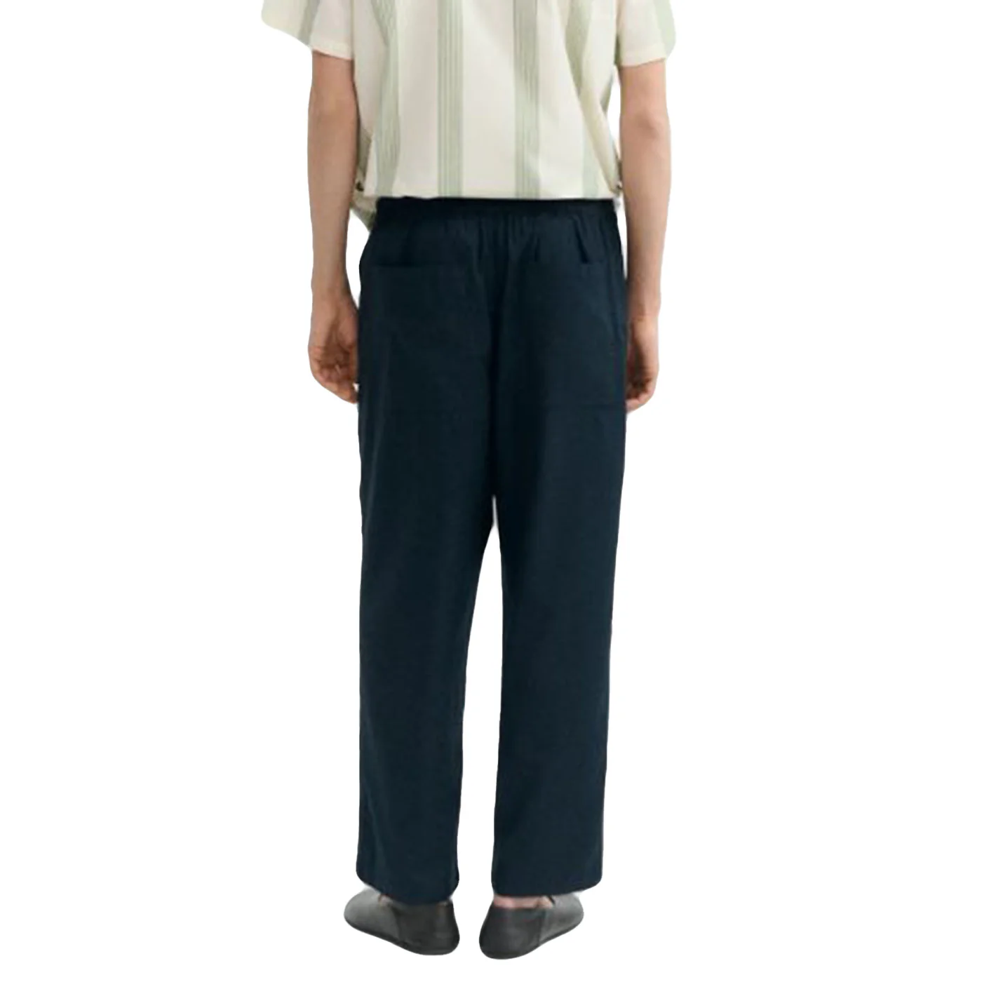 MARCELO PANTS NAVY FISH - Pantaloni Uomo Blu Uomo THINKING MU - Image 2