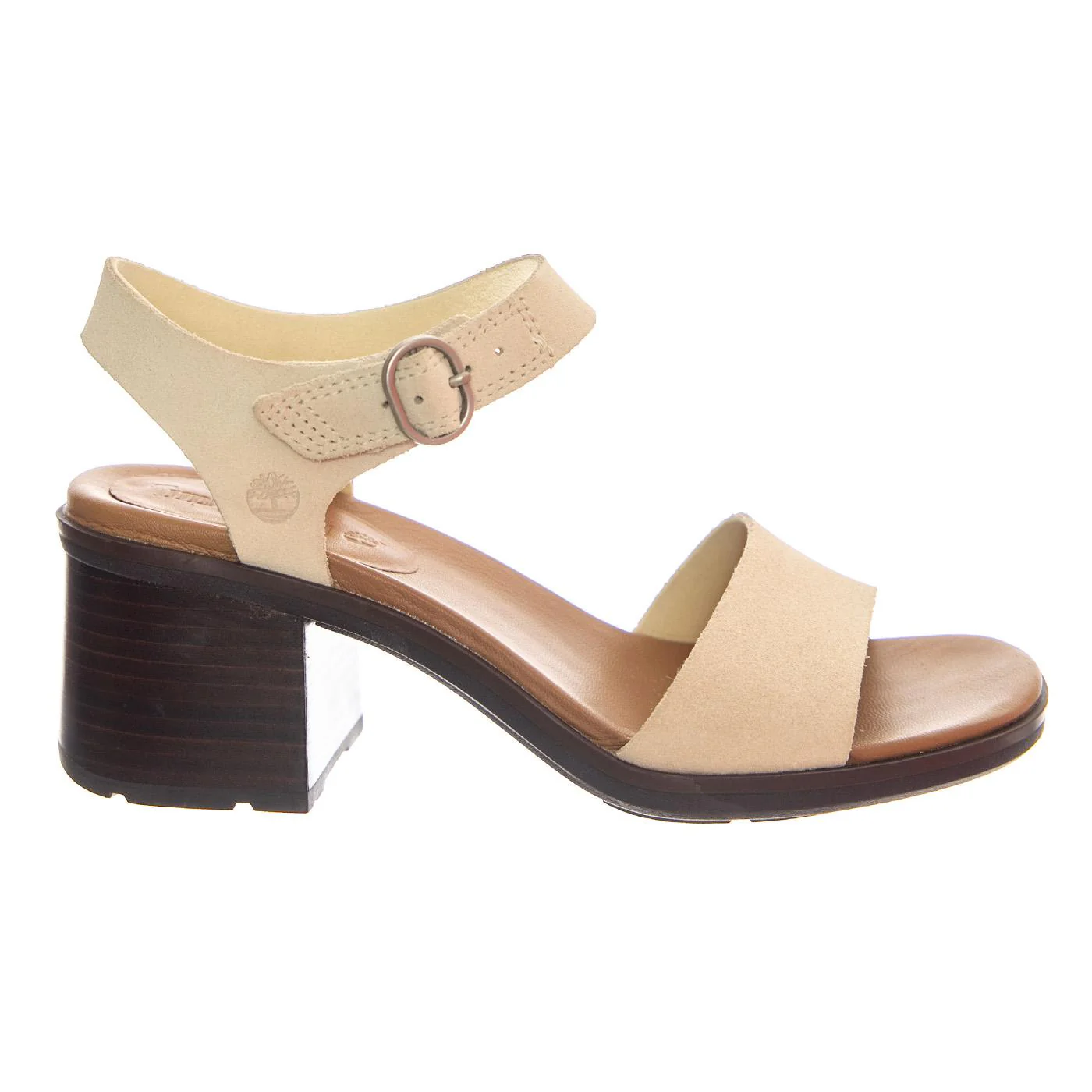 BELL Backstrap Sandal LT Beige Suede - Sandali Donna Beige  Donna TIMBERLAND