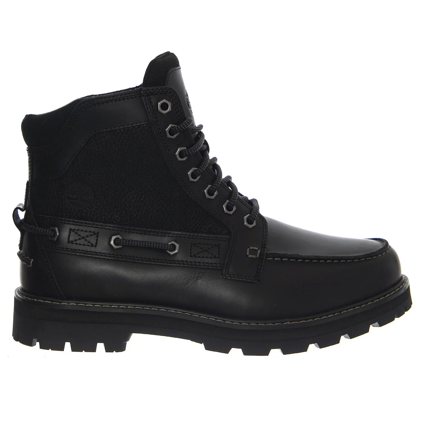 Britton Road Mid Lace Up -- Stivali Uomo Nero Pelle Full Grain  Uomo TIMBERLAND