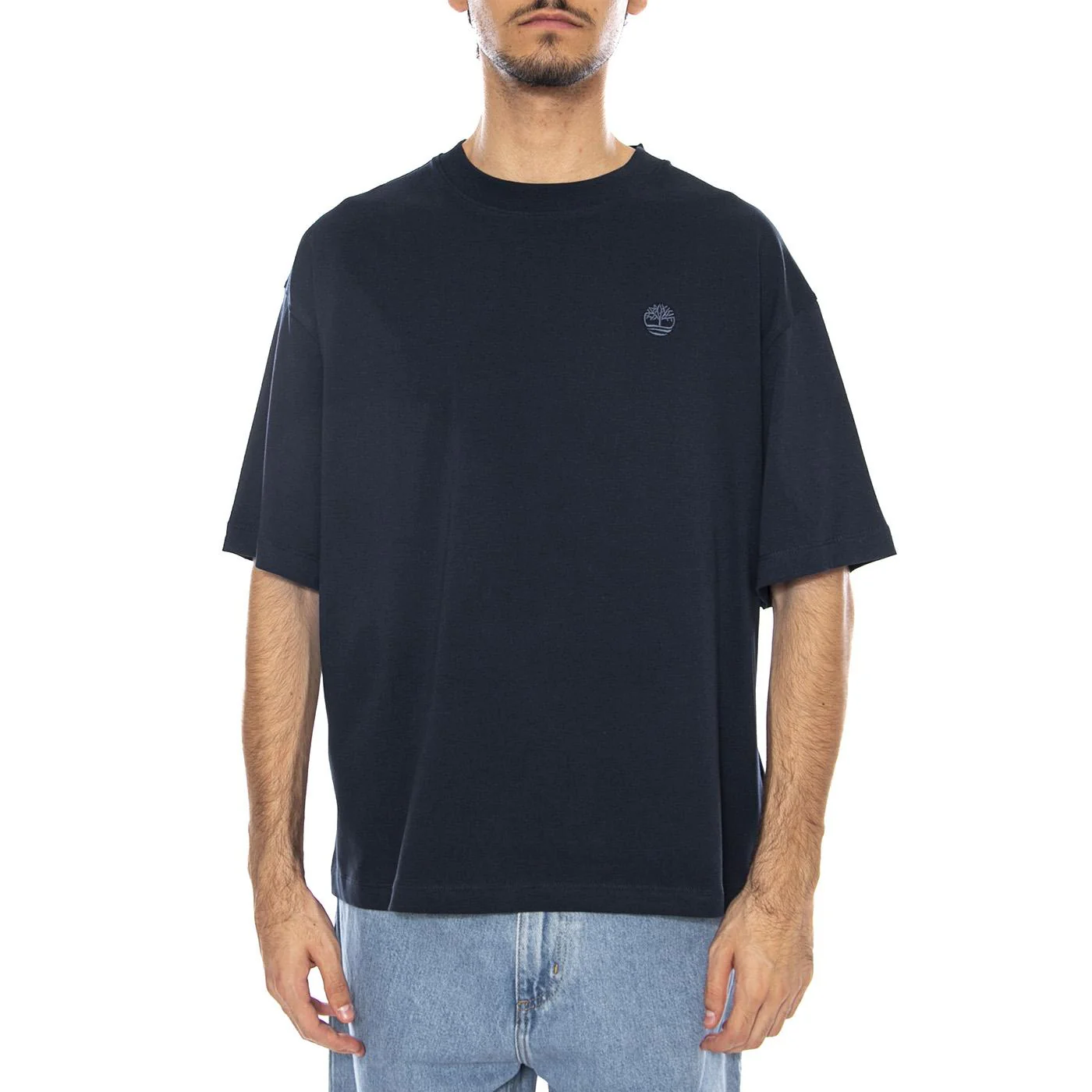Dunstan River Short Sleeve Tee Dark Sapphir - Maglietta Girocollo Uomo Blu Uomo TIMBERLAND - Image 2