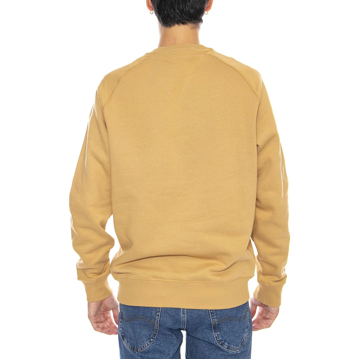 Exeter River Brushed Back Crew Sweatshirt Beige - Felpa Girocollo Uomo Beige  Uomo TIMBERLAND - Image 3