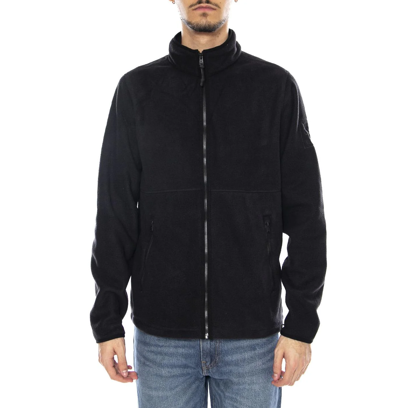 Full Zip Polar Fleece -- Felpa con Zip Uomo Nera  Uomo TIMBERLAND - Image 2