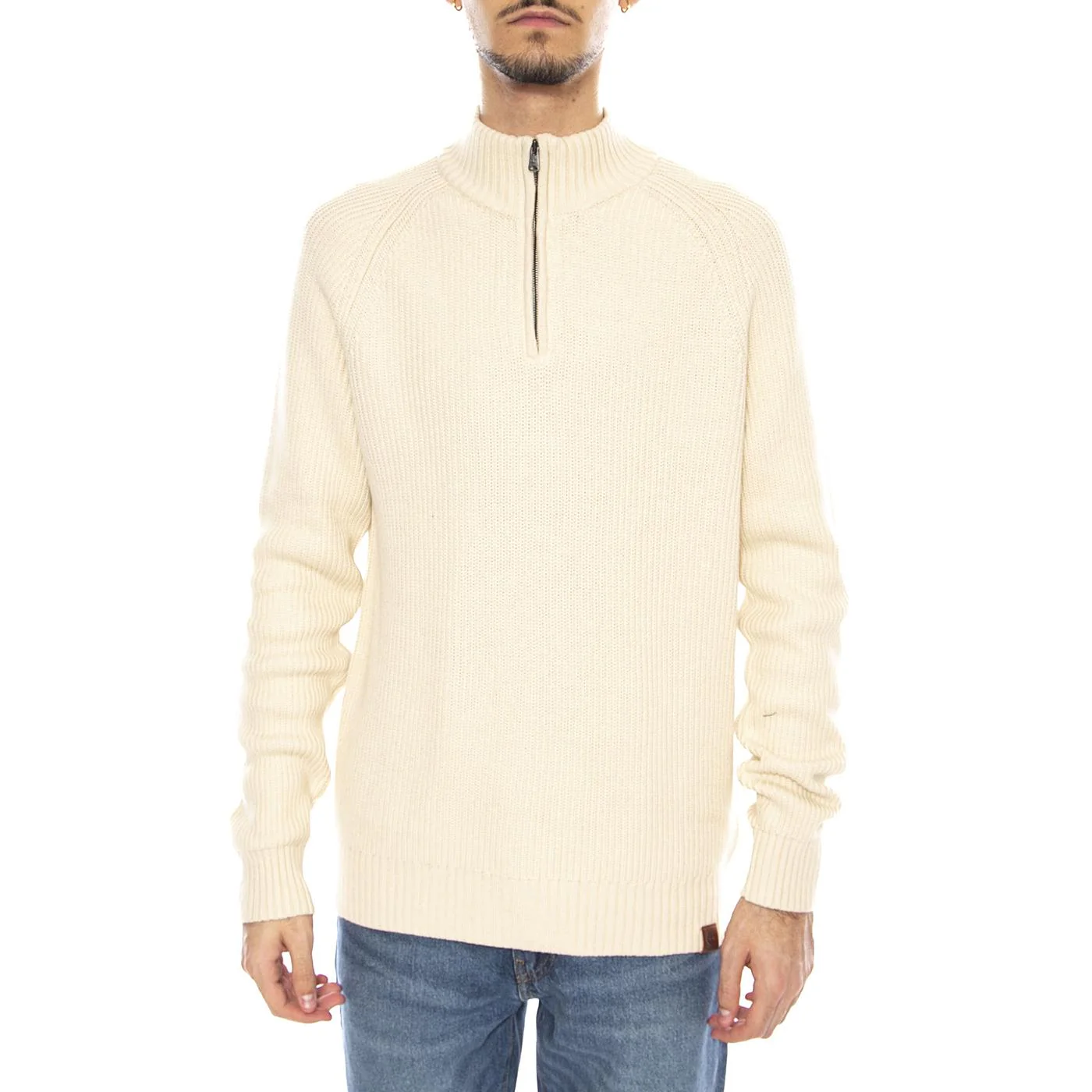 Williams River Textured 1/4 Zip Sweater Ecrù -- Maglione Uomo Ecrù Uomo TIMBERLAND - Image 2