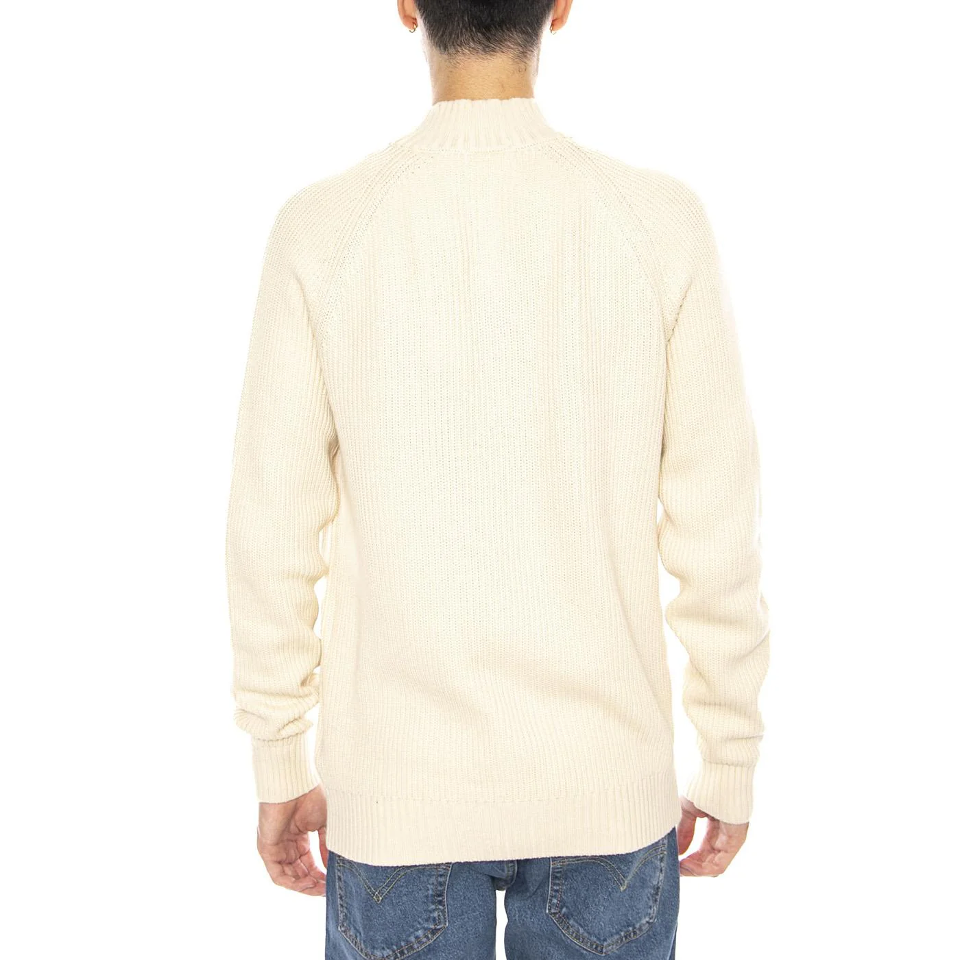 Williams River Textured 1/4 Zip Sweater Ecrù -- Maglione Uomo Ecrù Uomo TIMBERLAND - Image 3