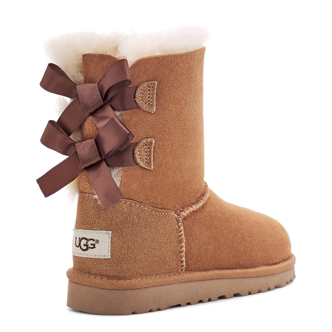 Bailey Bow II Chestnut - Stivaletti Bambino / Bambina Marroni  Bambino UGG - Image 3