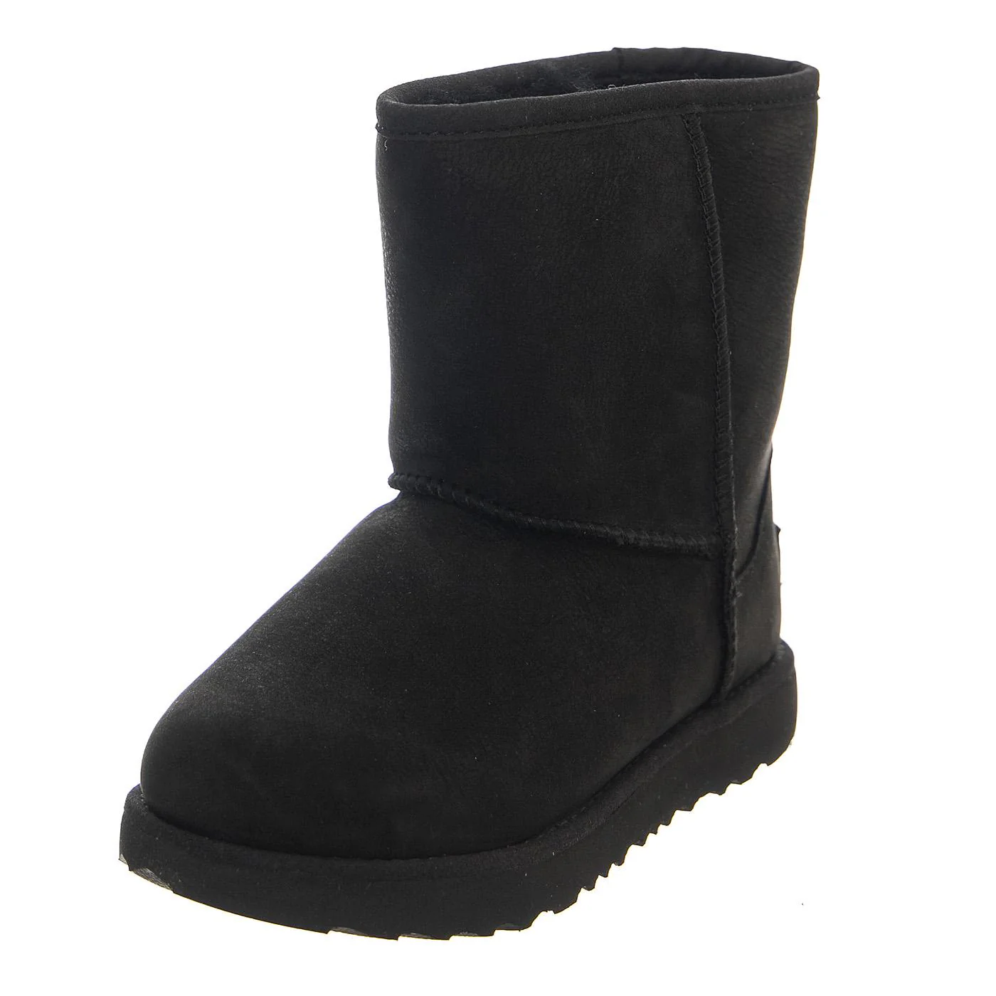 Classic Weather Short II Black K - Stivaletti Bambino Neri Bambino UGG