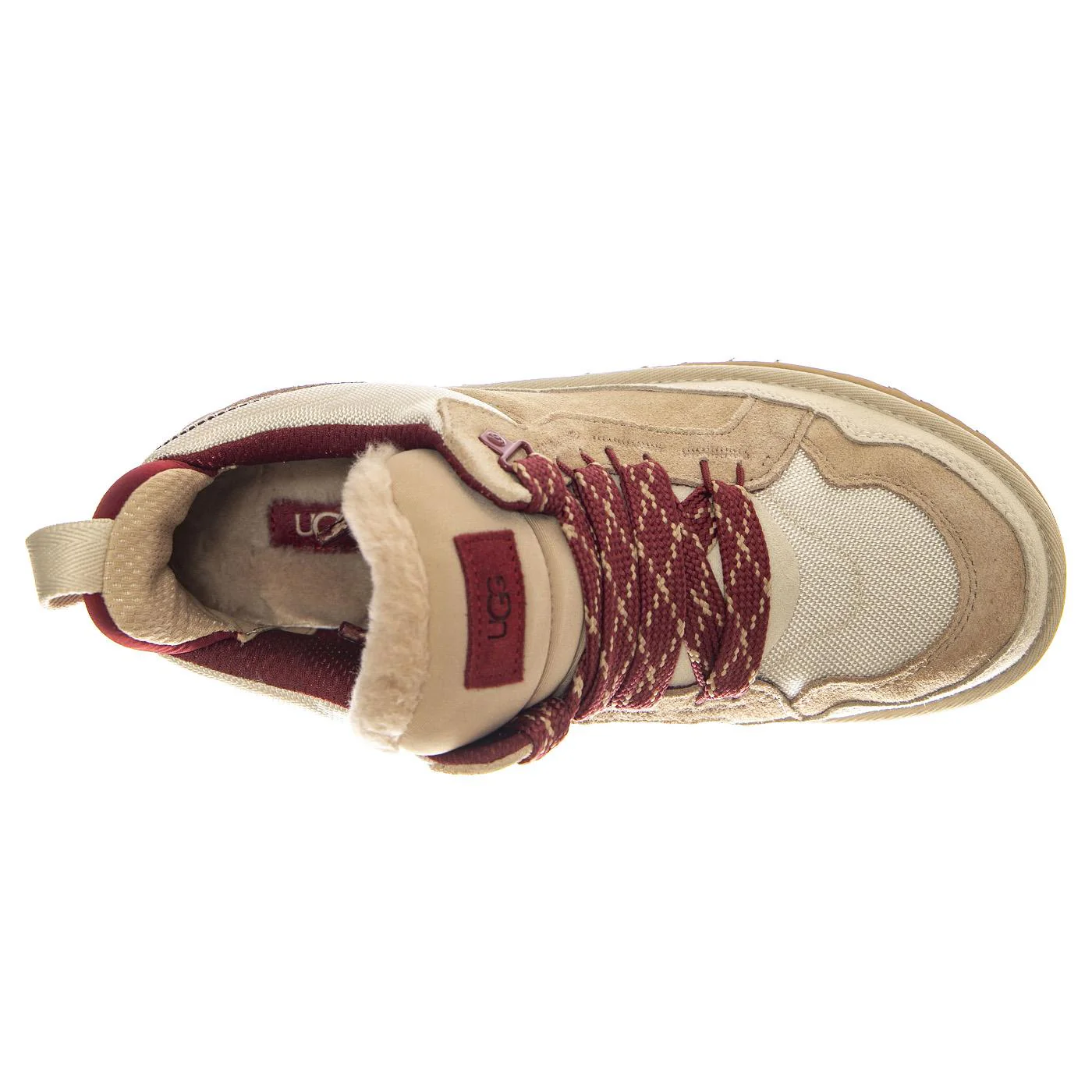 M Lowmel Driftwood / Biking Red - Scarpe Stringate Uomo Beige Uomo UGG - Image 6