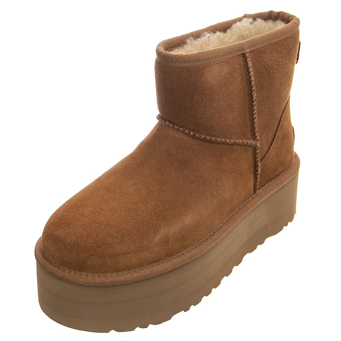 Mini Classic Platfrom - Stivali Donna Marroni / Chestnut  Donna UGG