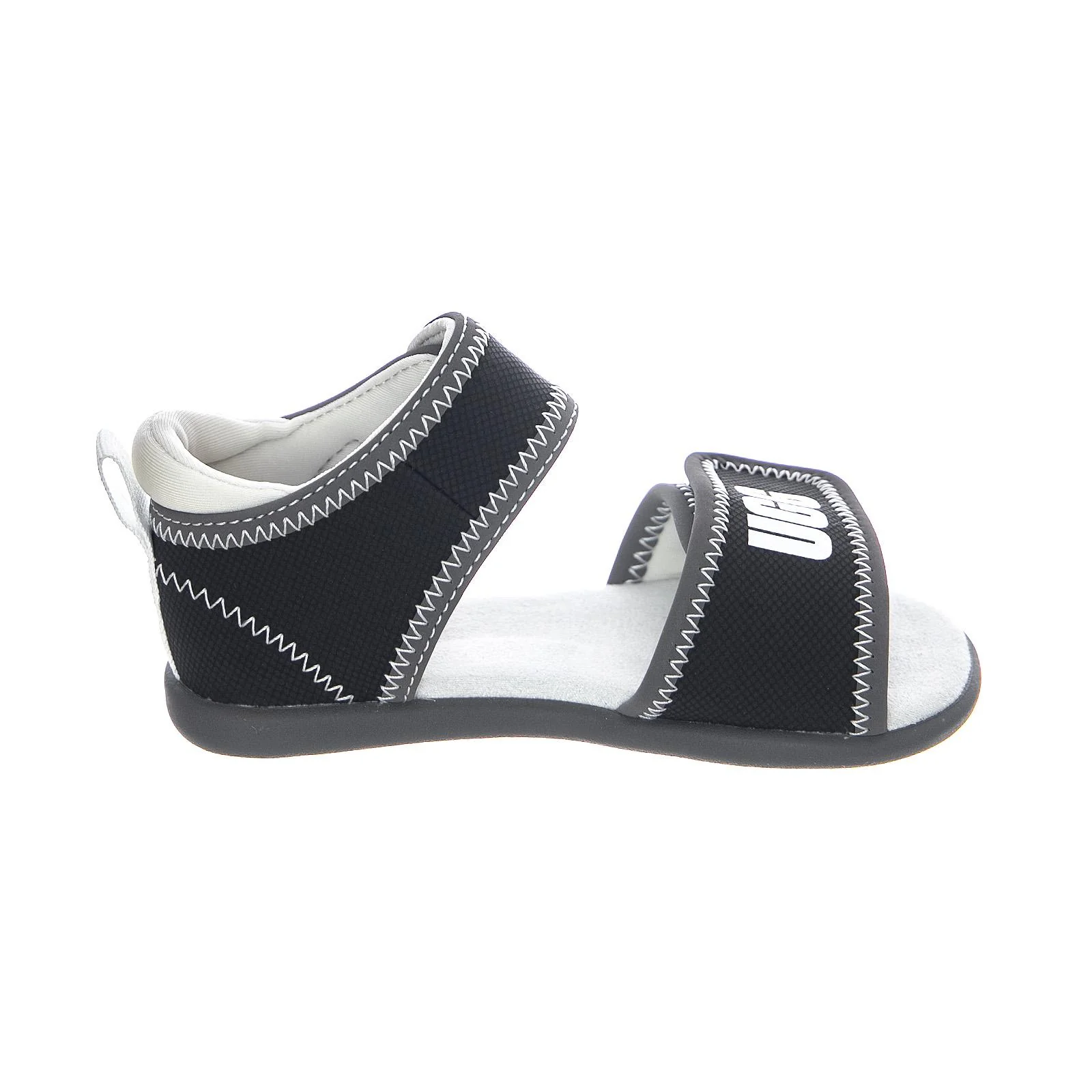 Delta Sandals - Black / White - Sandali Bambino / Bambina Neri / Bianchi Bambino UGG - Image 2