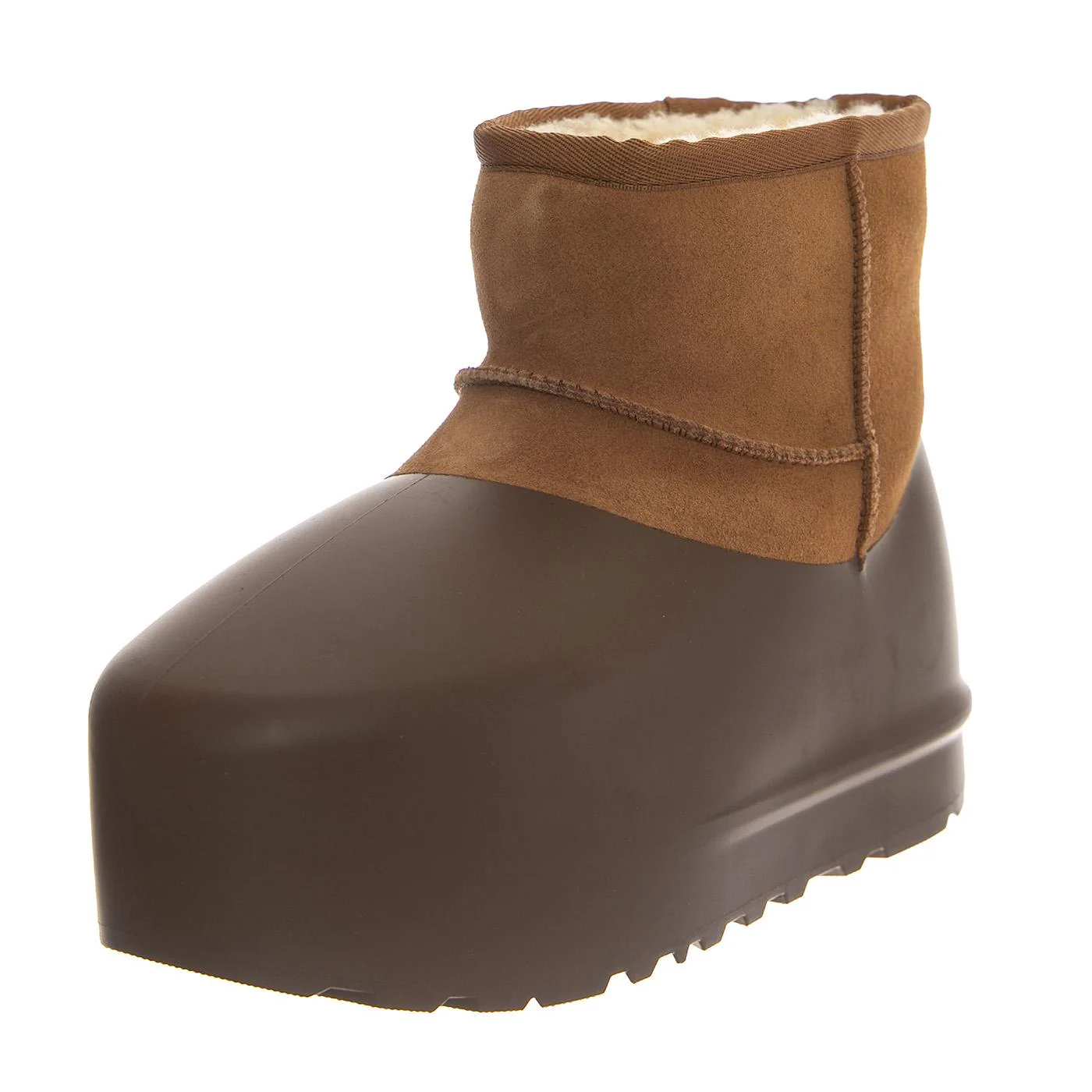 W Classic Mini Pumped Molded Chestnut Unisex - Stivali Donna Marroni  Donna UGG - Image 2