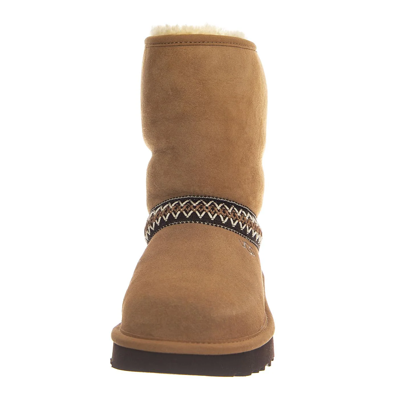 W Classic Short Crescent Chestnut - Stivali Donna Marroni  Donna UGG - Image 4