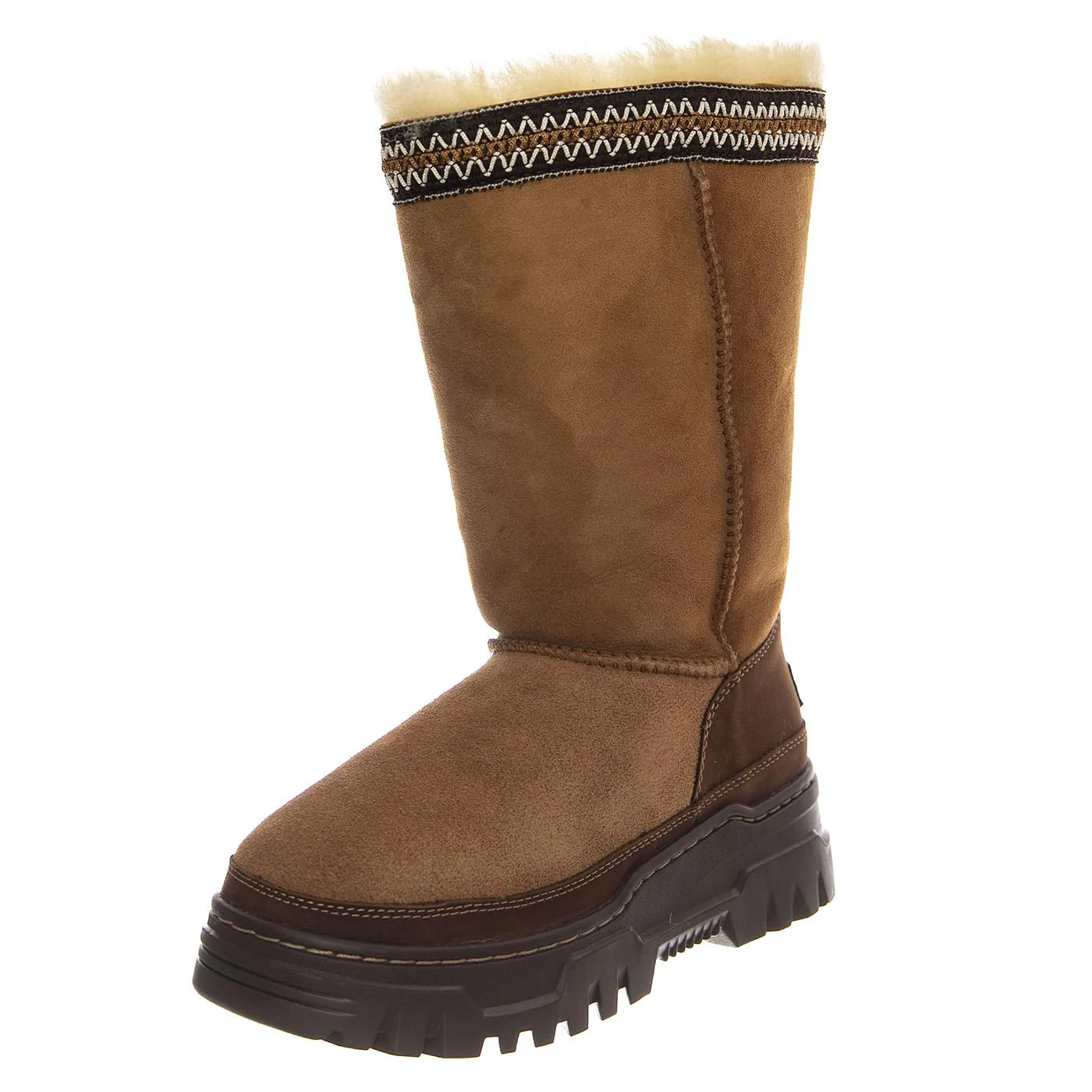 W Classic Tall Trailgazer Chestnut - Stivali Donna Marroni Donna UGG