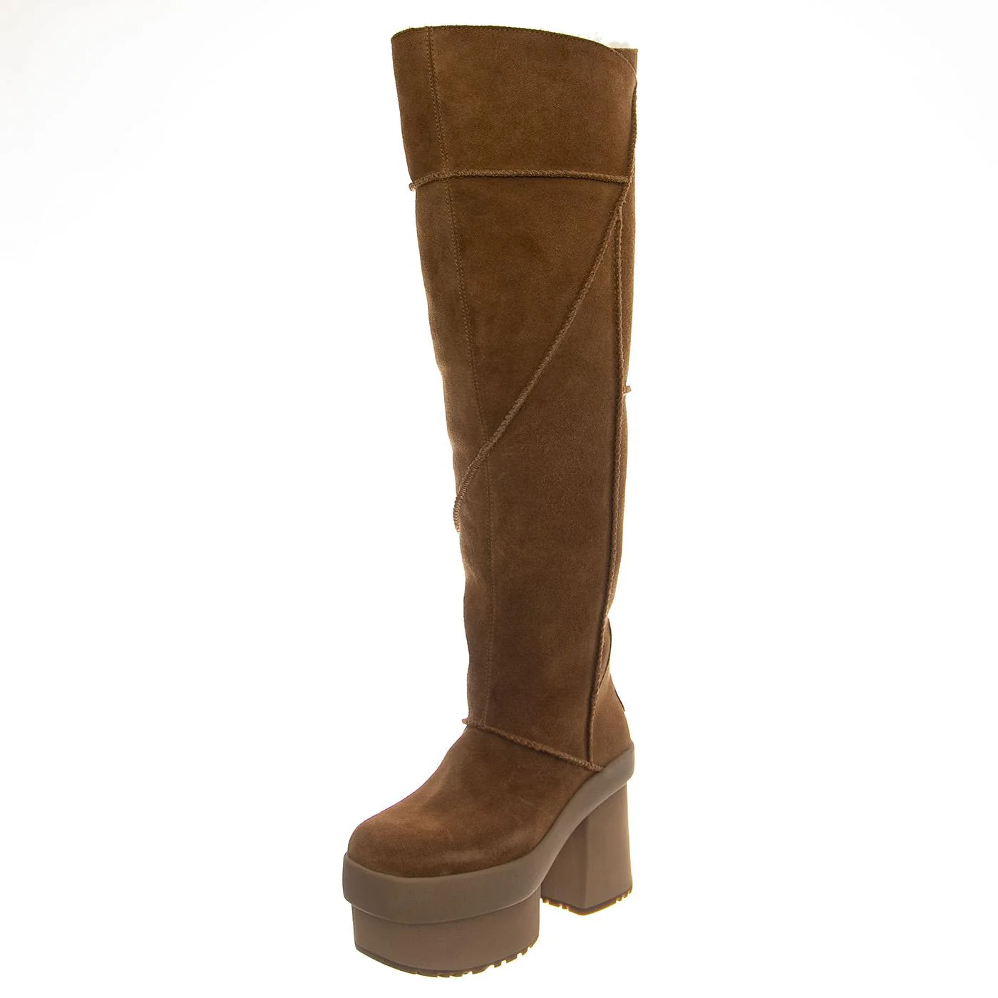 W New Heihghts Platform Xtra Chestnut - Stivali Donna Marroni Donna UGG - Image 2