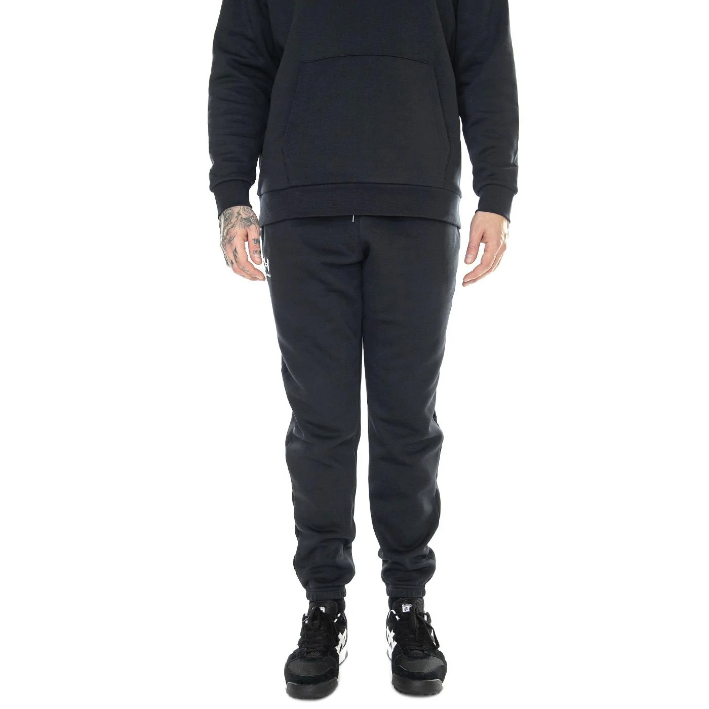 UA Essential Fleece Joggers Black - Pantaloni Uomo Neri  Uomo UNDER ARMOUR - Image 2