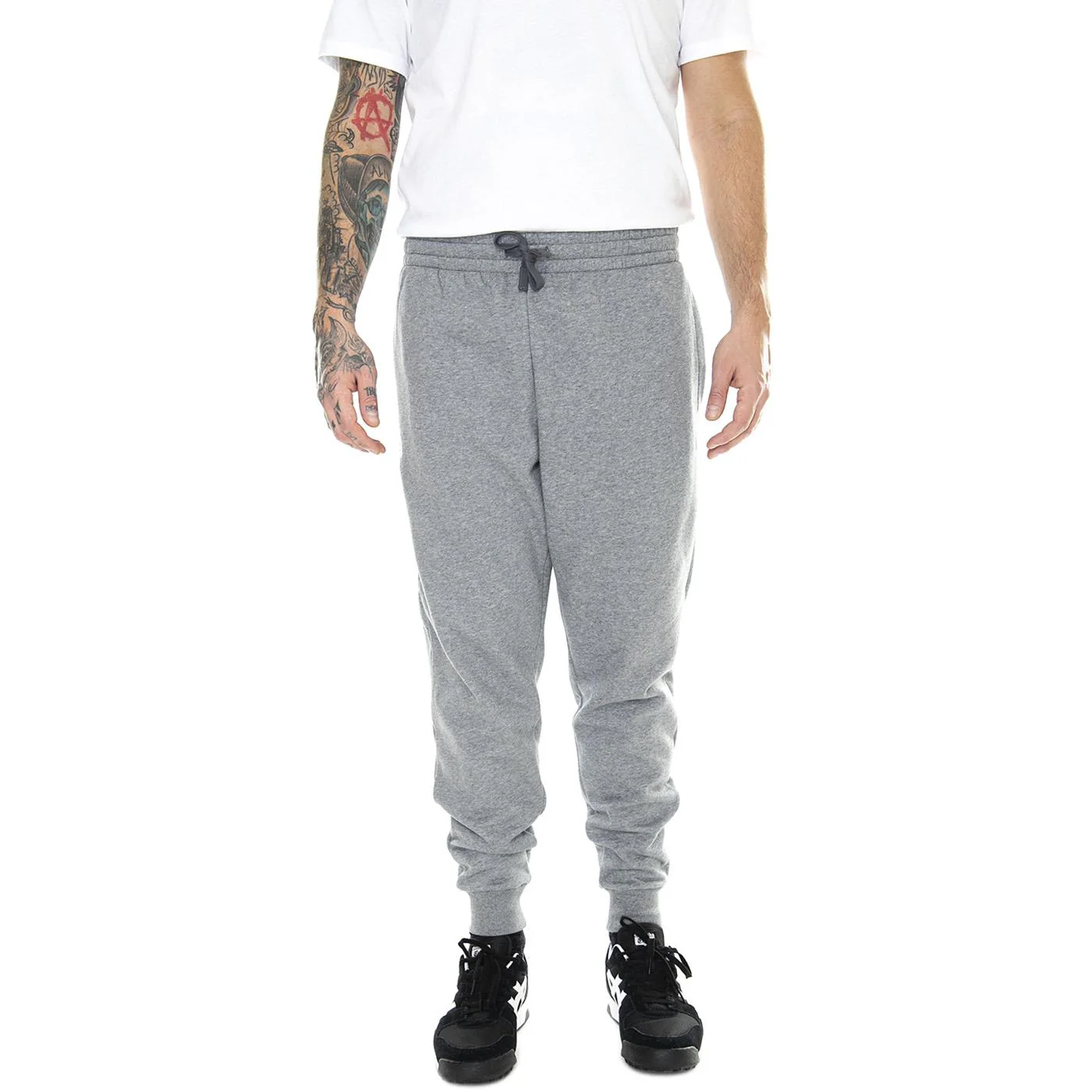 UA Rival Fleece Joggers Grey - Pantaloni Uomo Grigi Uomo UNDER ARMOUR - Image 2