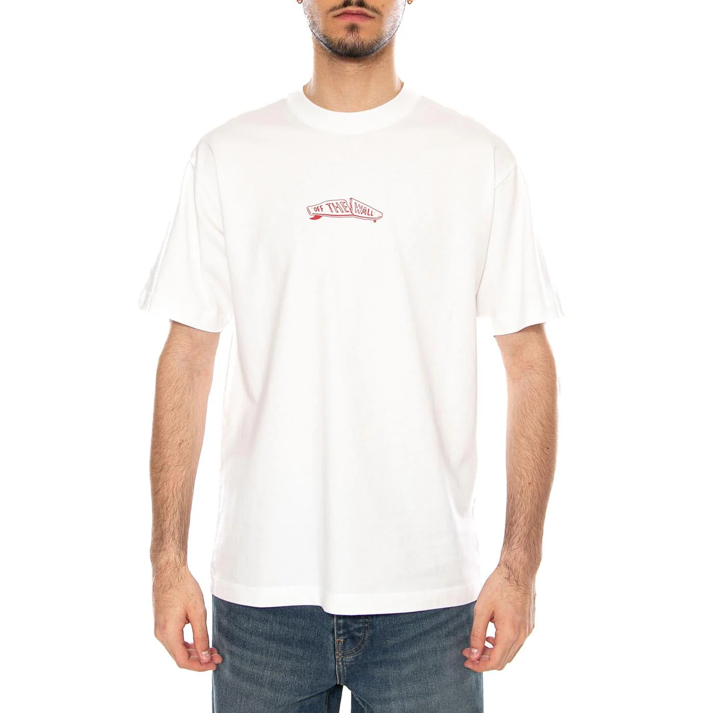 BUCKLED SS TEE WHITE - Maglietta Girocollo Uomo Bianca Uomo VANS - Image 2