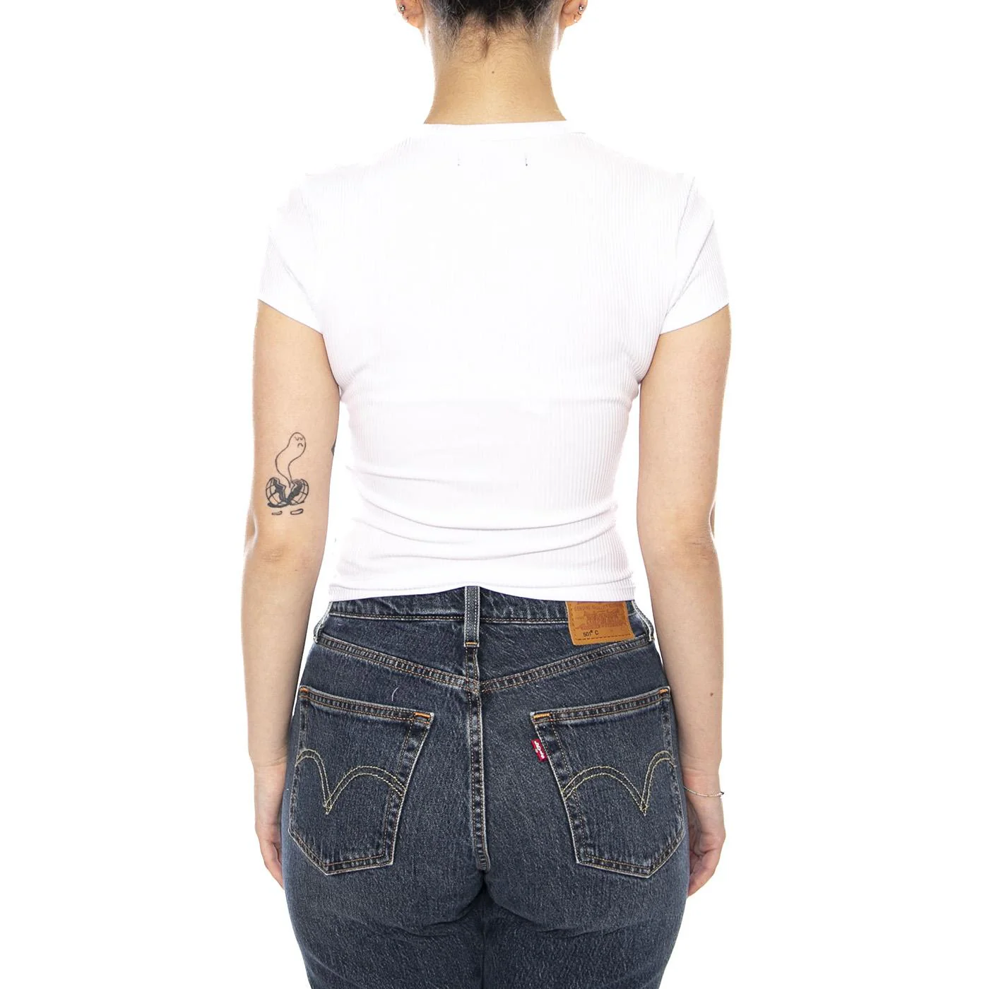 CAMERON TEE WHITE - Maglietta Girocollo Donna Bianca  Donna VANS - Image 3